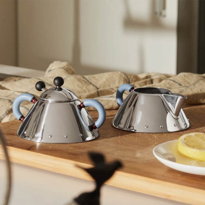 Alessi 9096 Creamer - Premium Stainless Steel Milk Creamer Pitcher for Coffee & Tea - Perfect for Home, Cafe, and Restaurant Use
