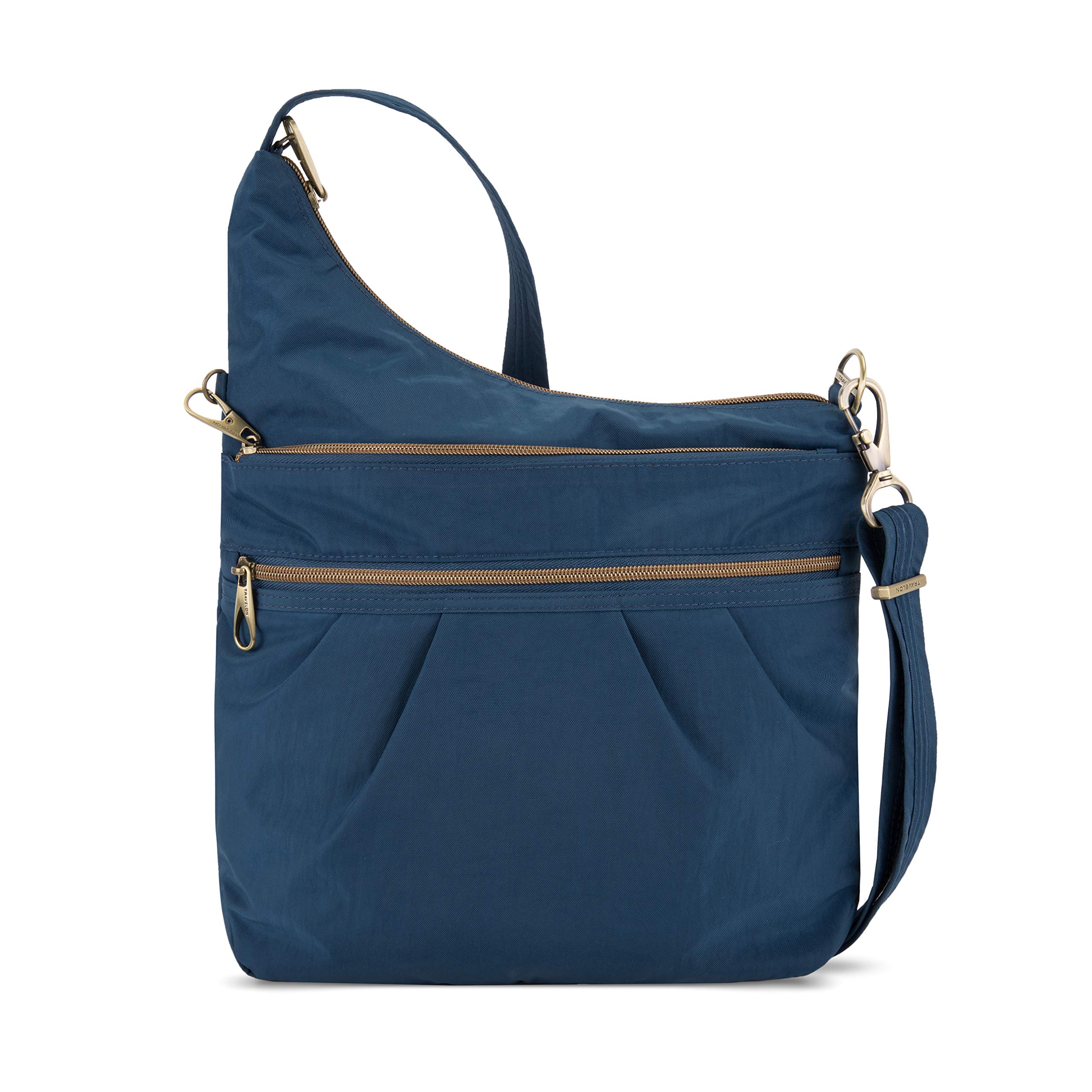Travelon Anti-Theft Crossbody Bag with RFID Blocking - 3 Compartment Secure Purse for Women - Perfect for Travel, Commuting & Daily Use