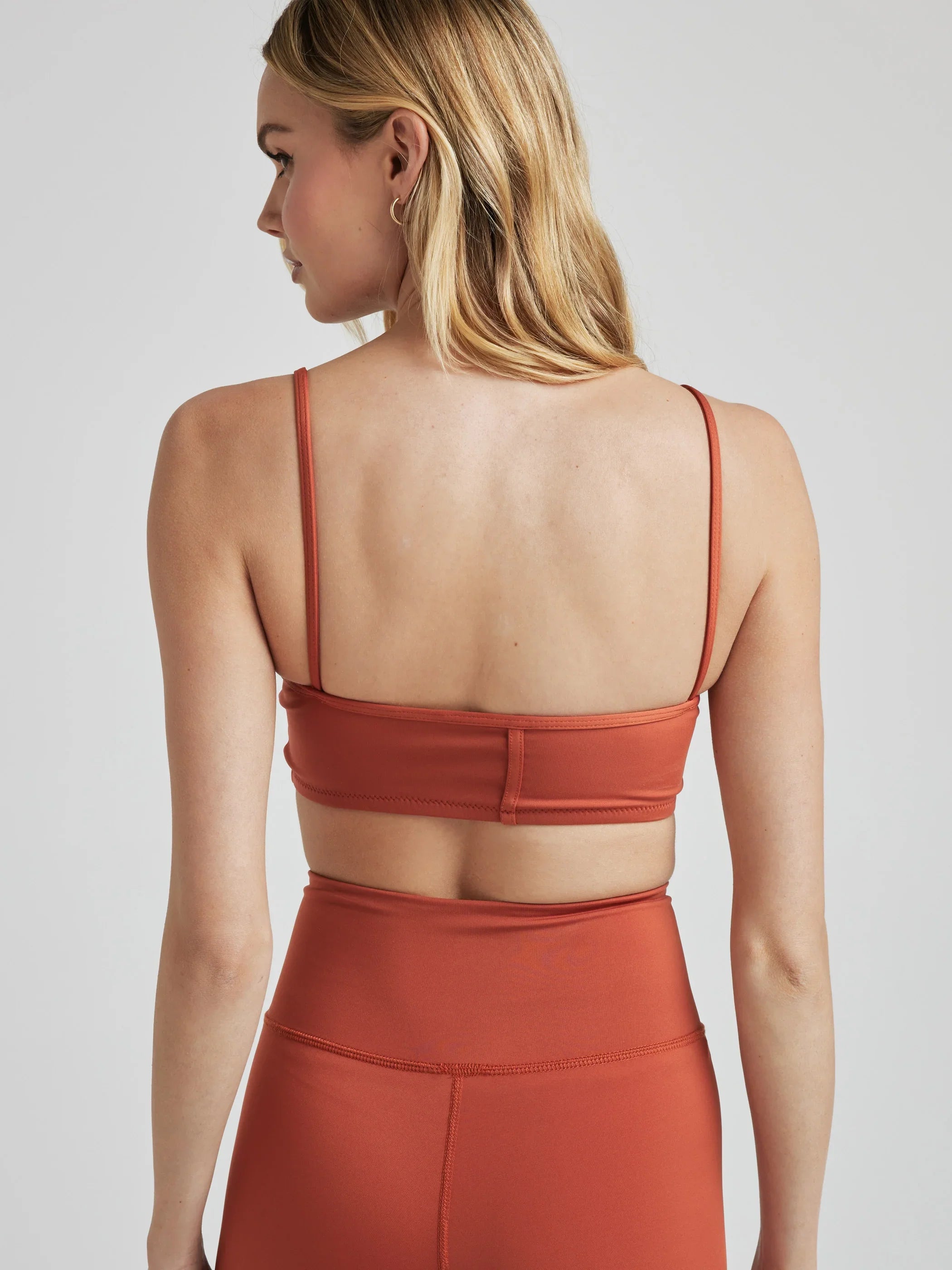 Contour Bralette - Comfortable Wireless Bra in Baked Clay Color for Women | Perfect for Yoga, Lounge & Everyday Wear