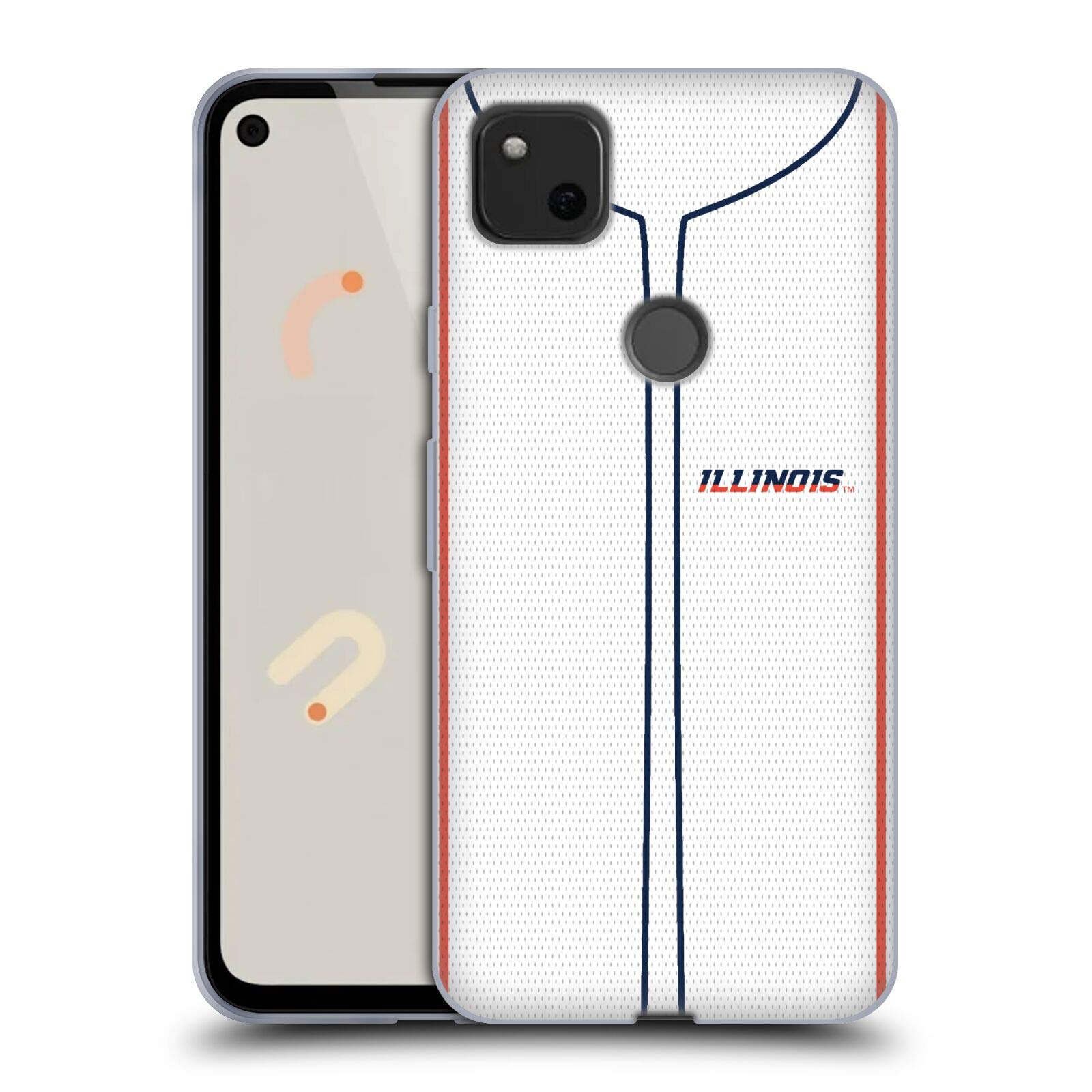 A Home Run for School Pride: The Illinois U of I Baseball Jersey Case for Google Pixel 4a