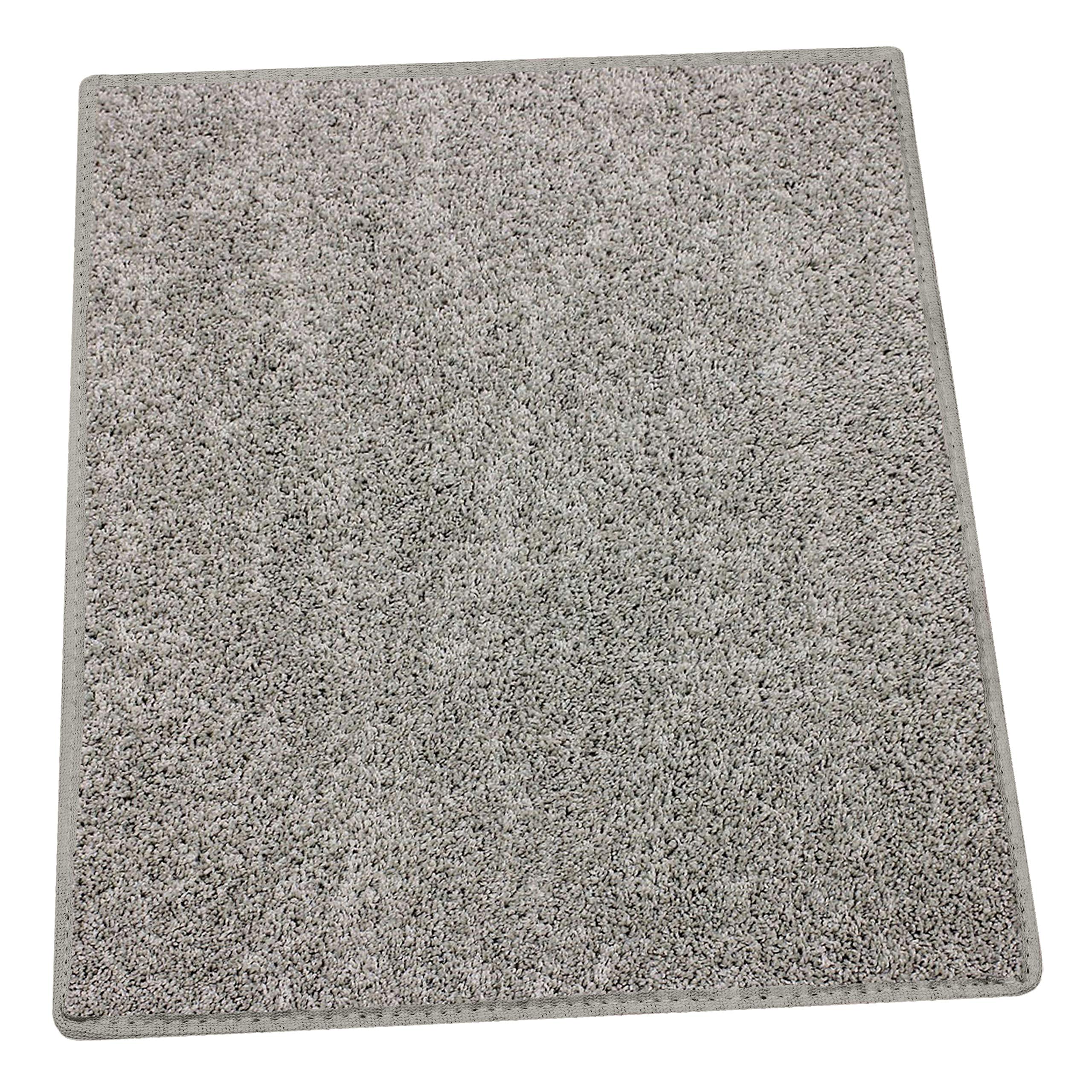 3'x5' Silver Shimmer Area Rugs - Soft & Durable Twist Carpet for Living Room, Bedroom | APT. DWELLERS Economical Home Decor Solution | Perfect for Apartments, Dorms & Small Spaces