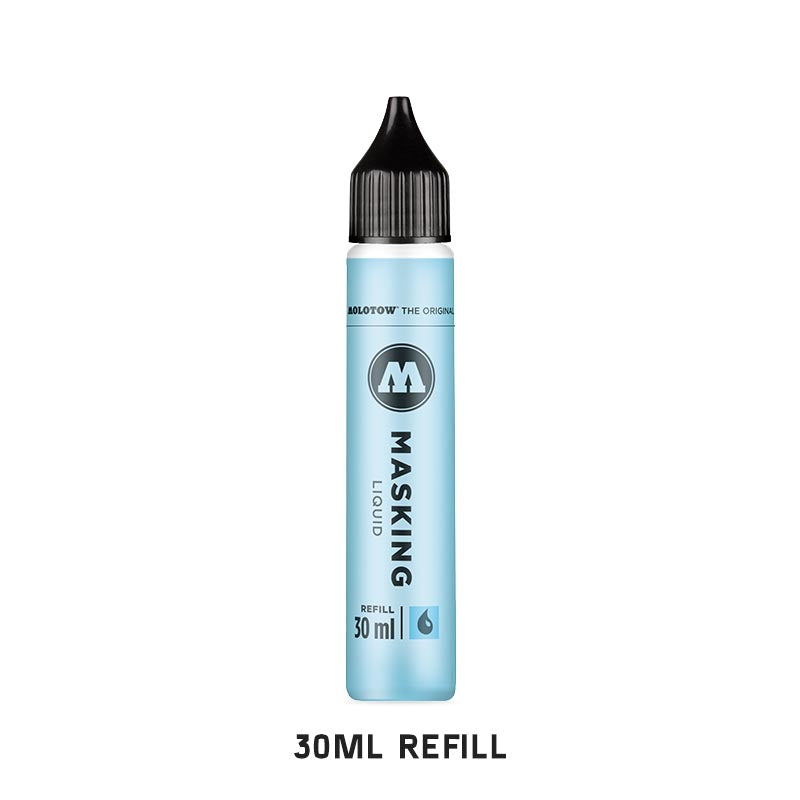 Molotow Liquid Mask - Premium Water-Based Masking Fluid for Artists, Hobbyists & DIY Projects - Ideal for Airbrushing, Painting, Calligraphy & Crafting