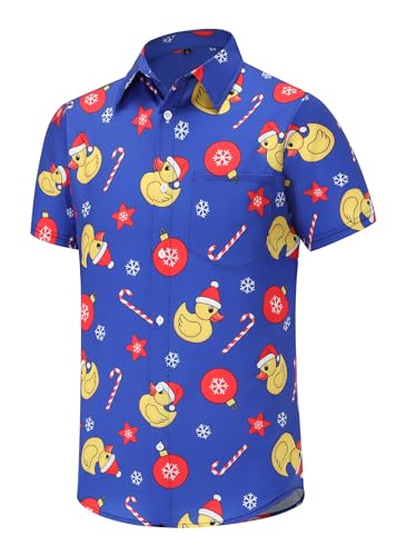 Blue Xmas Duck