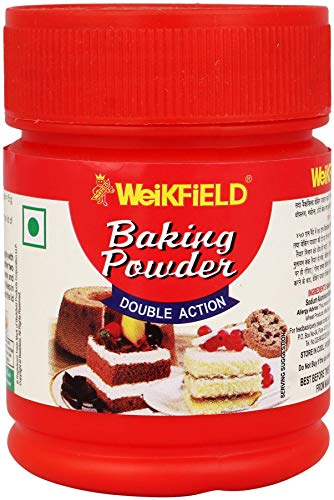 Weikfield Double Action Baking Powder - 100g (Pack of 2) | Aluminum-Free Leavening Agent for Cakes, Cookies & Bread | Perfect for Home Baking & Professional Kitchens