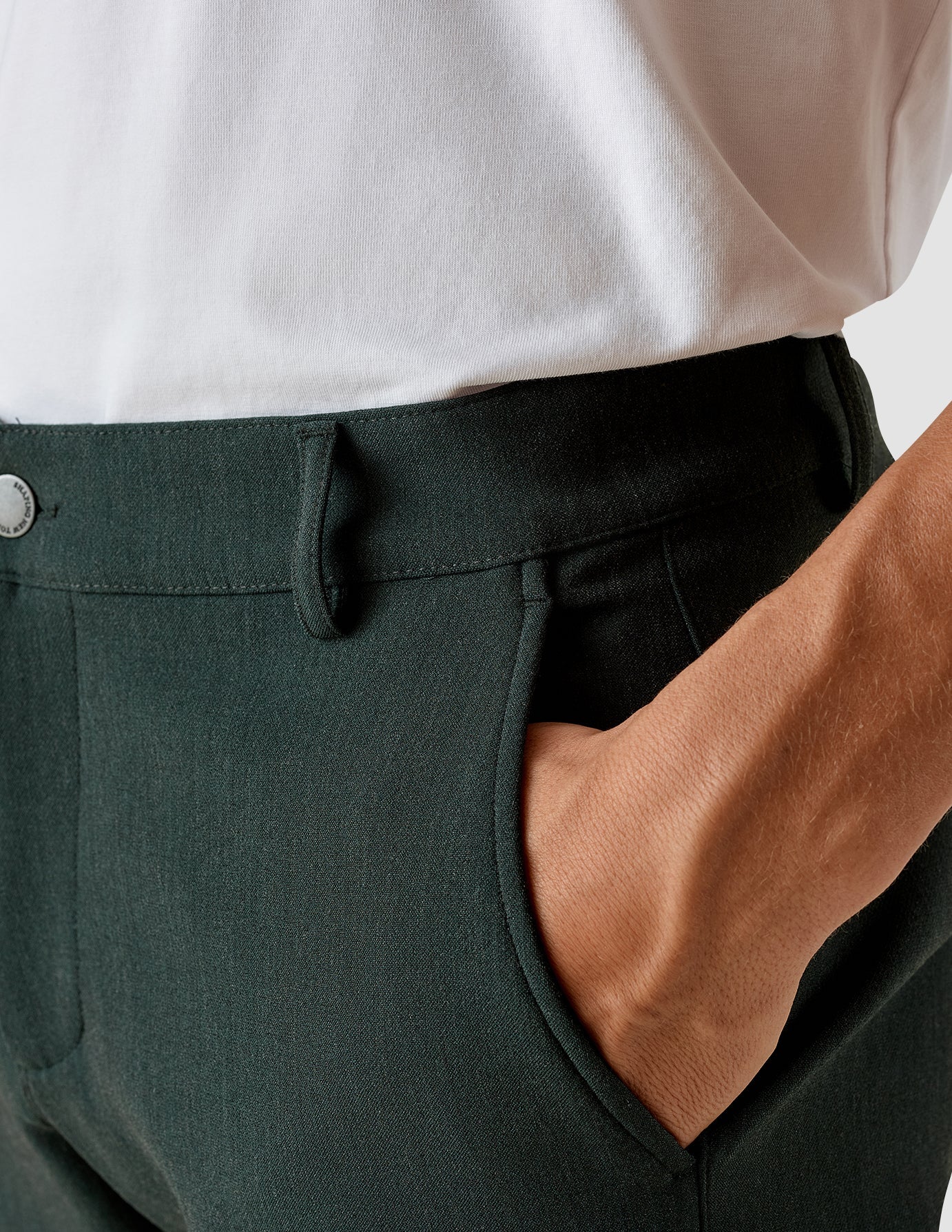 Heavy Duty Edition Men's Pants - Regular Fit Deep Green Melange 2.0 | Durable Workwear for Construction & Outdoor Activities