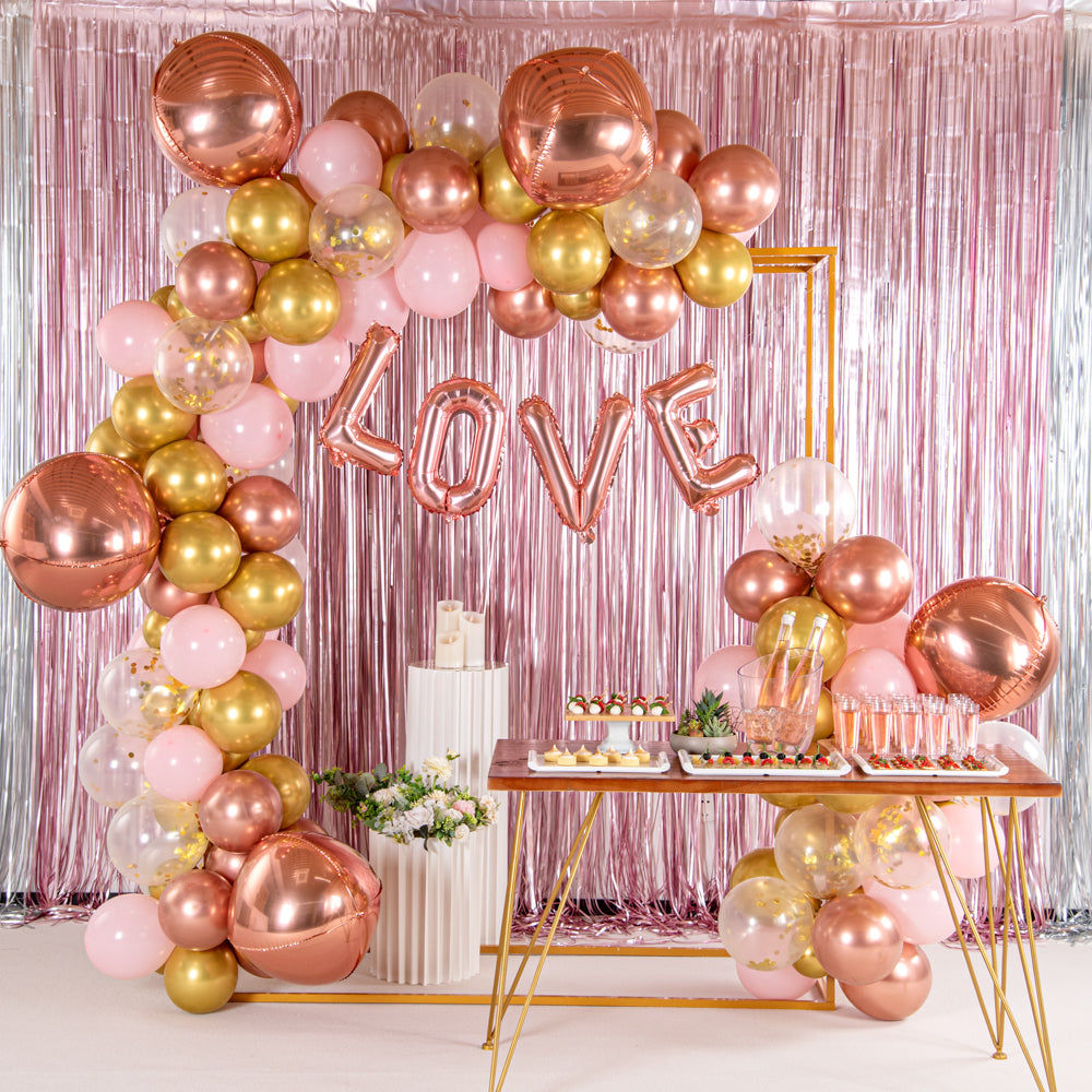Rose Gold Mylar Letter O Balloon - 16 Inch Party Decoration for Birthdays, Anniversaries & Celebrations - 1 Count Box