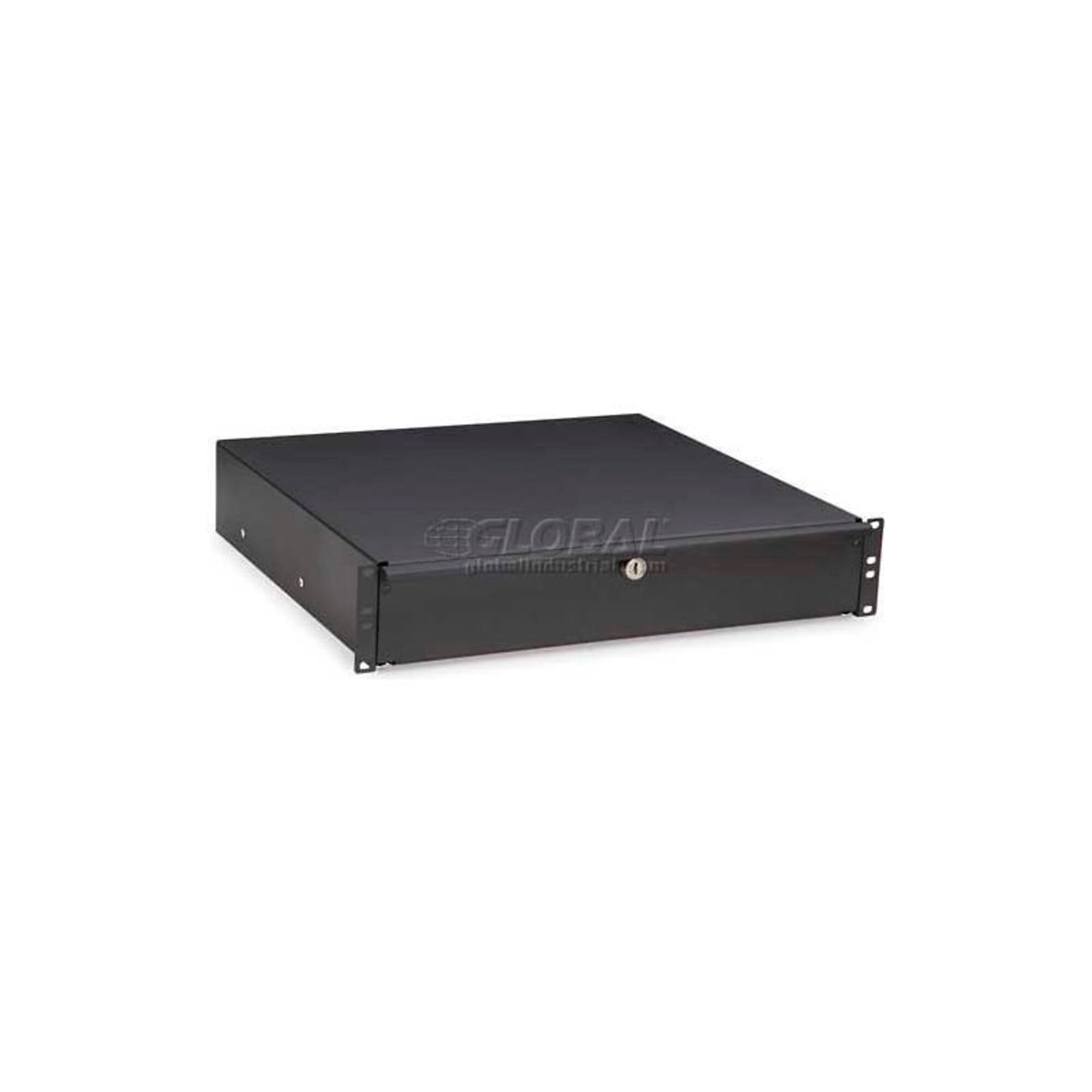Kendall Howard 2U Mountable Drawer Rack - Space Saving Server Rack Organizer for Network Equipment & Data Center Storage