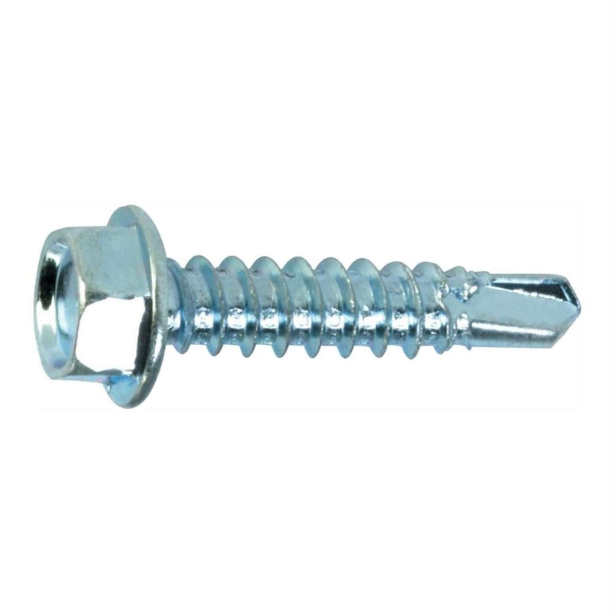 Grip-Rite Pro-Twist No. 12 x 1-1/2 Inch Hex Washer Head Sheet Metal Screws - 1 lb. Case - Ideal for Metal Roofing, HVAC, and Automotive Applications