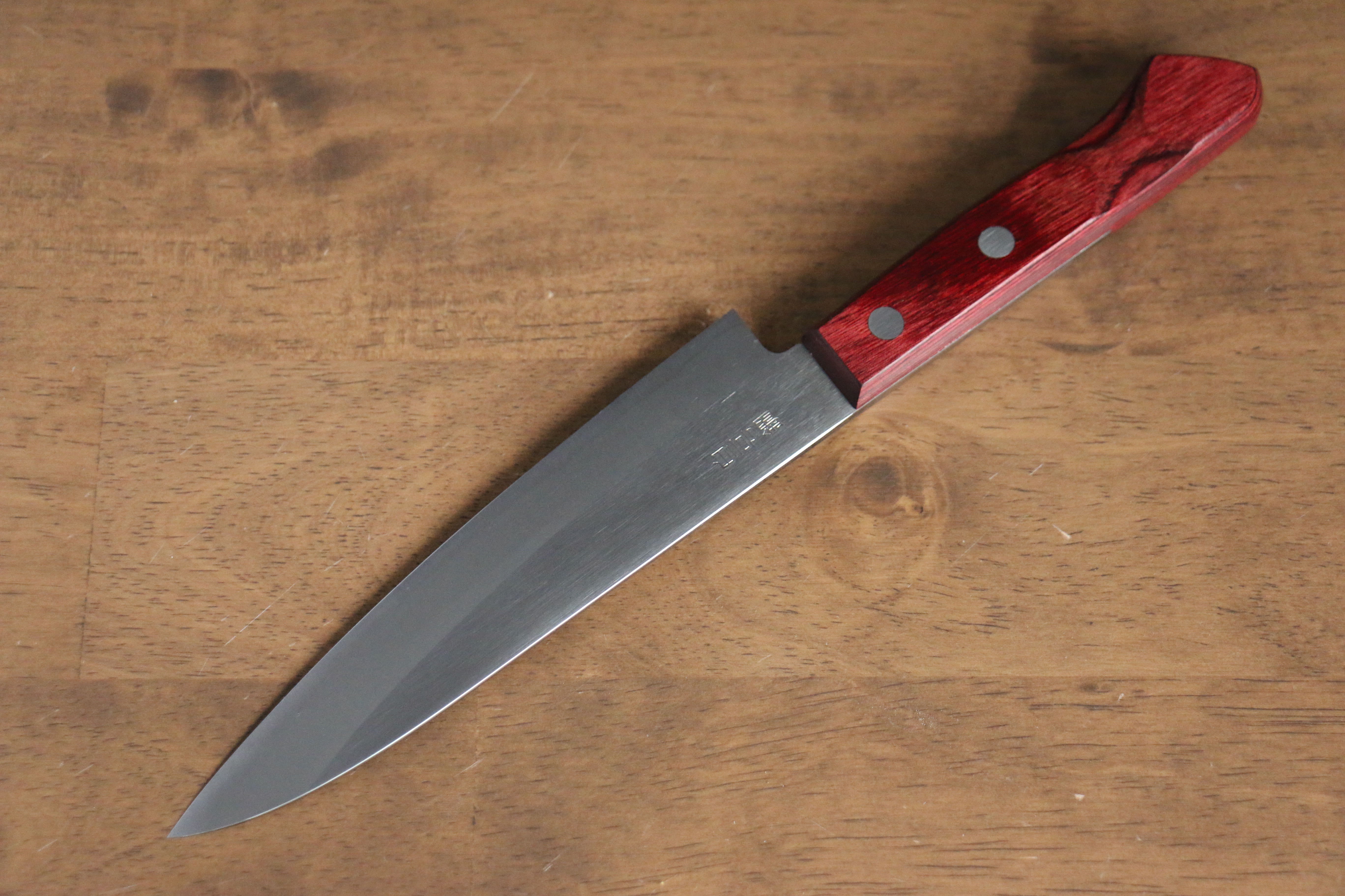Nao Yamamoto White Steel No.2 Petty Utility Knife 150mm (6 Inch) - Red Pakkawood Handle - Japanese Kitchen Knife for Slicing, Peeling & Precision Cutting - Perfect for Chefs & Home Cooking