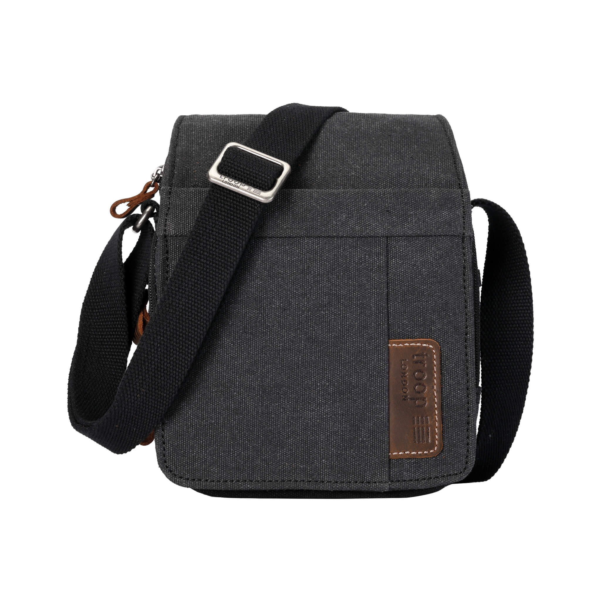 TRP0220 Troop London Classic Canvas Crossbody Bag - Stylish & Durable for Travel, Work & Everyday Use