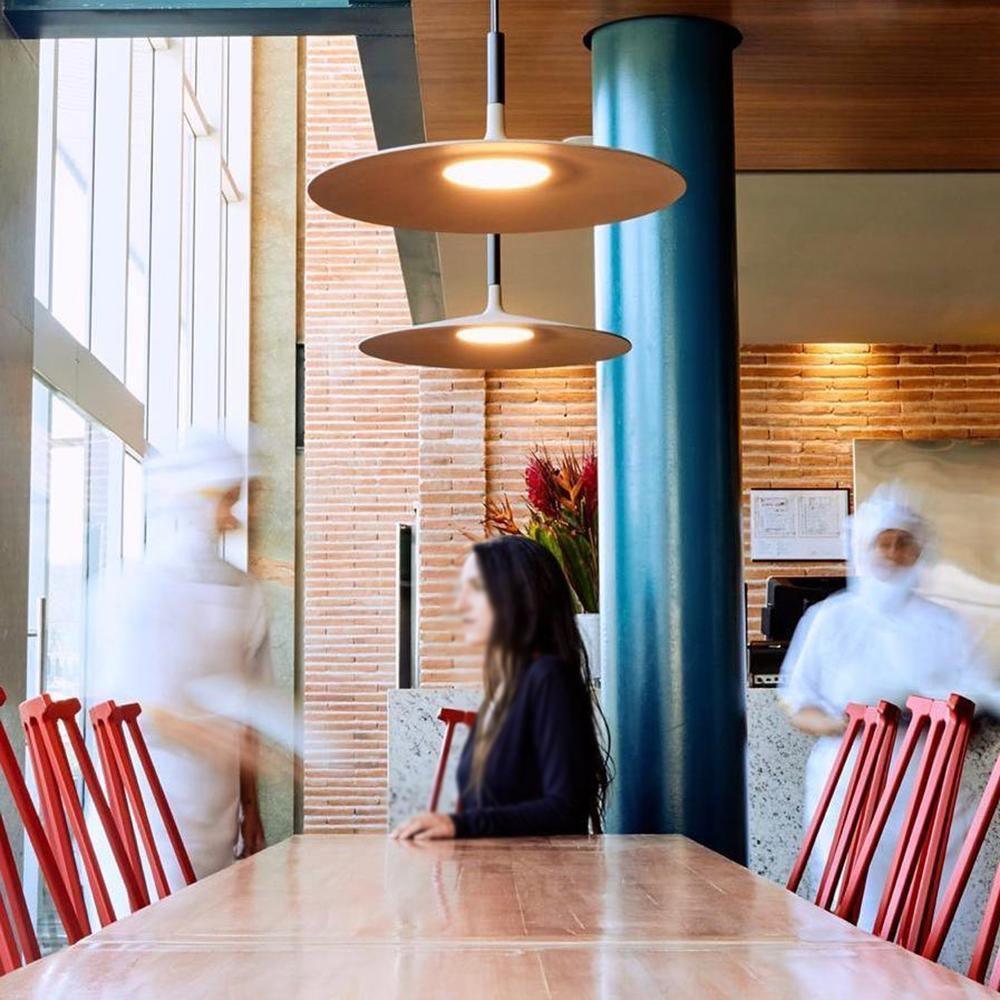 Aplomb Modern Metal Pendant Light - Industrial Style Ceiling Hanging Lamp for Kitchen Island, Dining Room & Bedroom Lighting