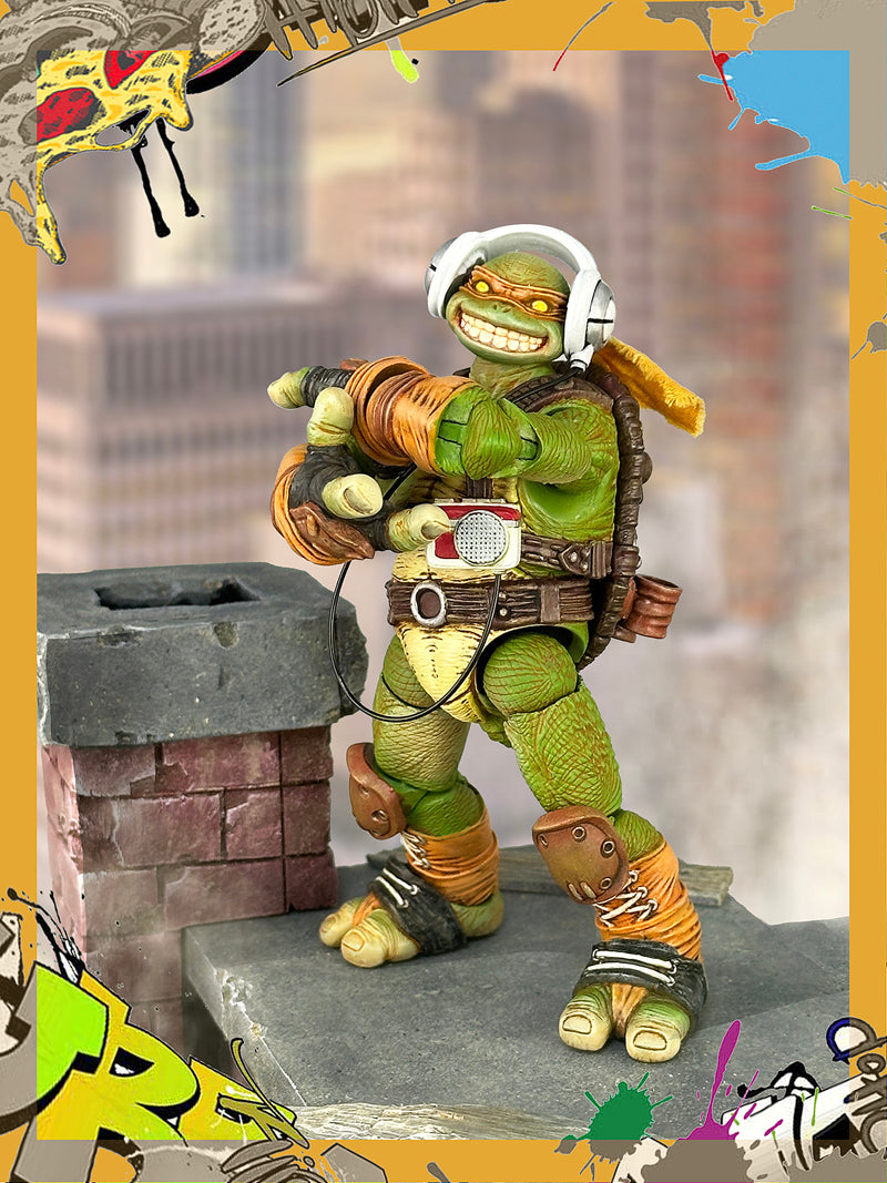 Fury Toys 1/12 Scale 5-inch Action Figure - Wave 3 Rage Samurai Force Turtle Collectible Figure for Display & Play | Perfect for Anime Fans, Model Collectors, and Gift Giving