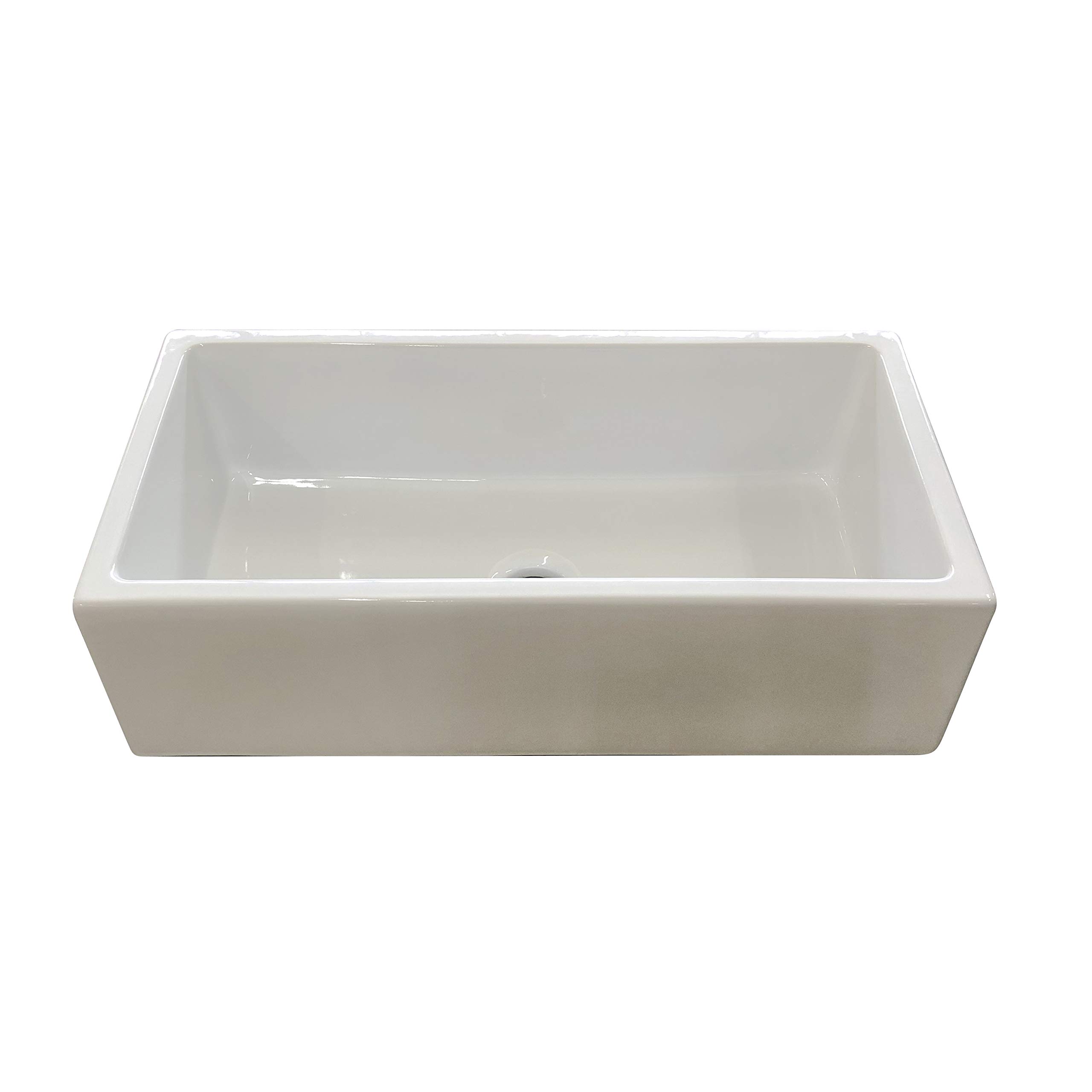 Premium Fireclay Farmhouse Kitchen Sink - 36