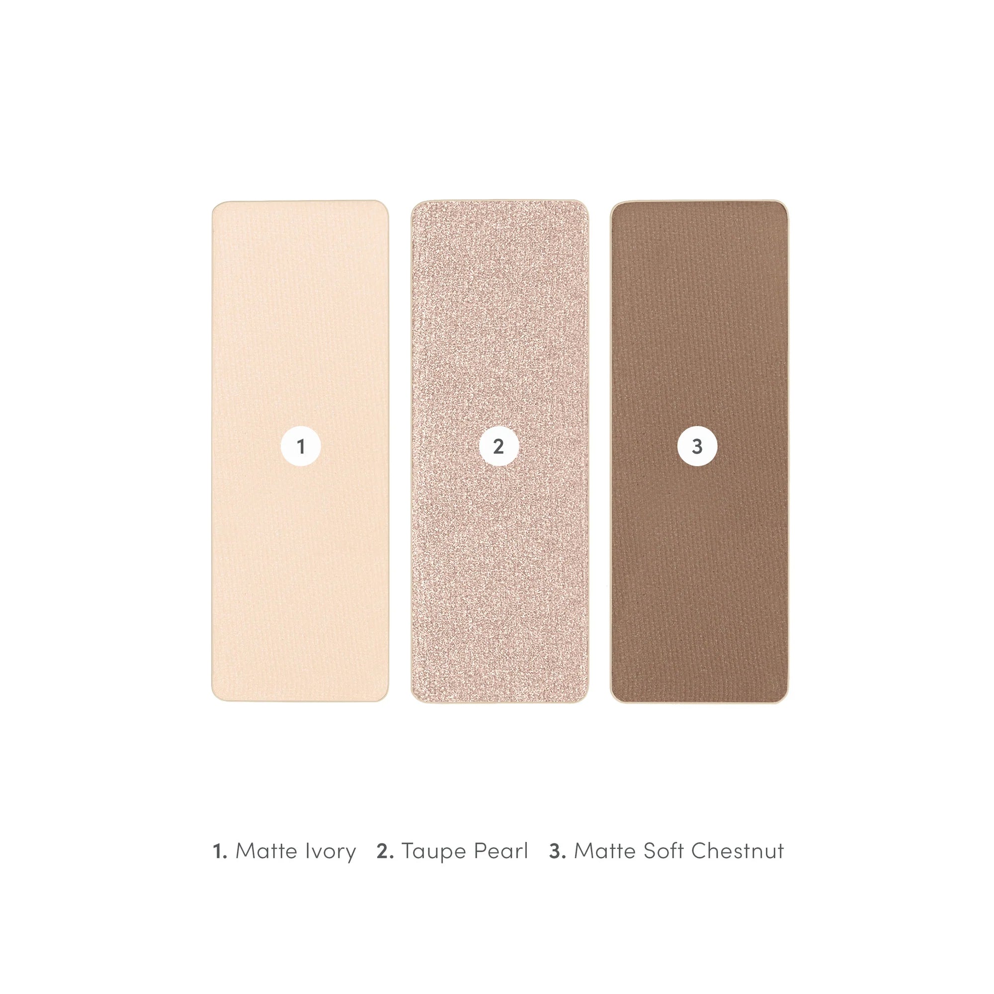 Elemental Nudes Driftwood Triple Eyeshadow Palette - Natural Earth Tones for Day & Night Makeup Looks | Vegan & Cruelty-Free