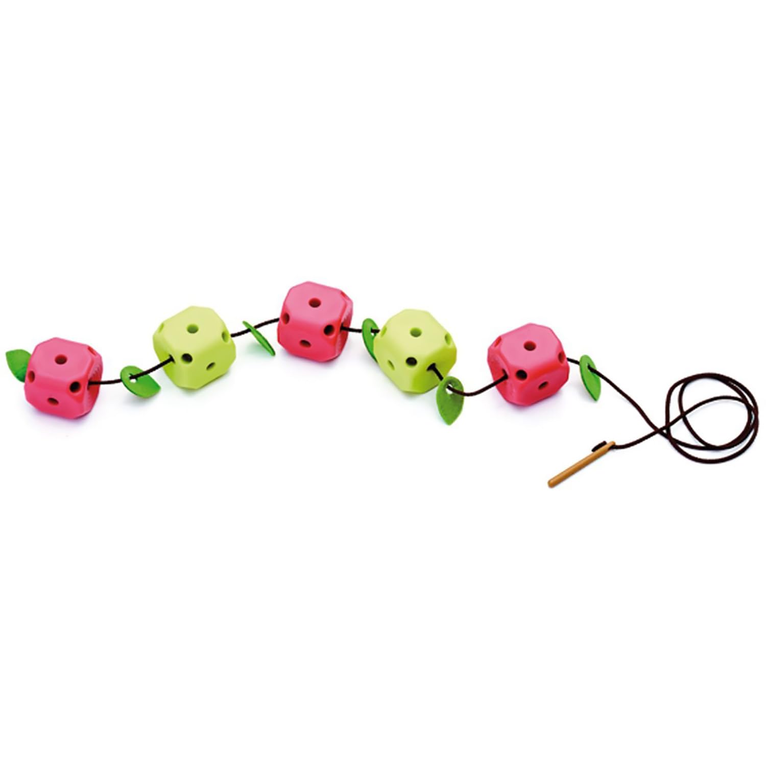 Weplay KF0012 Apple Links - 33-inch Educational Toy for Kids, Fine Motor Skills Development, Sensory Play for Toddlers & Preschoolers - Perfect for Classroom, Home Learning & Montessori Activities