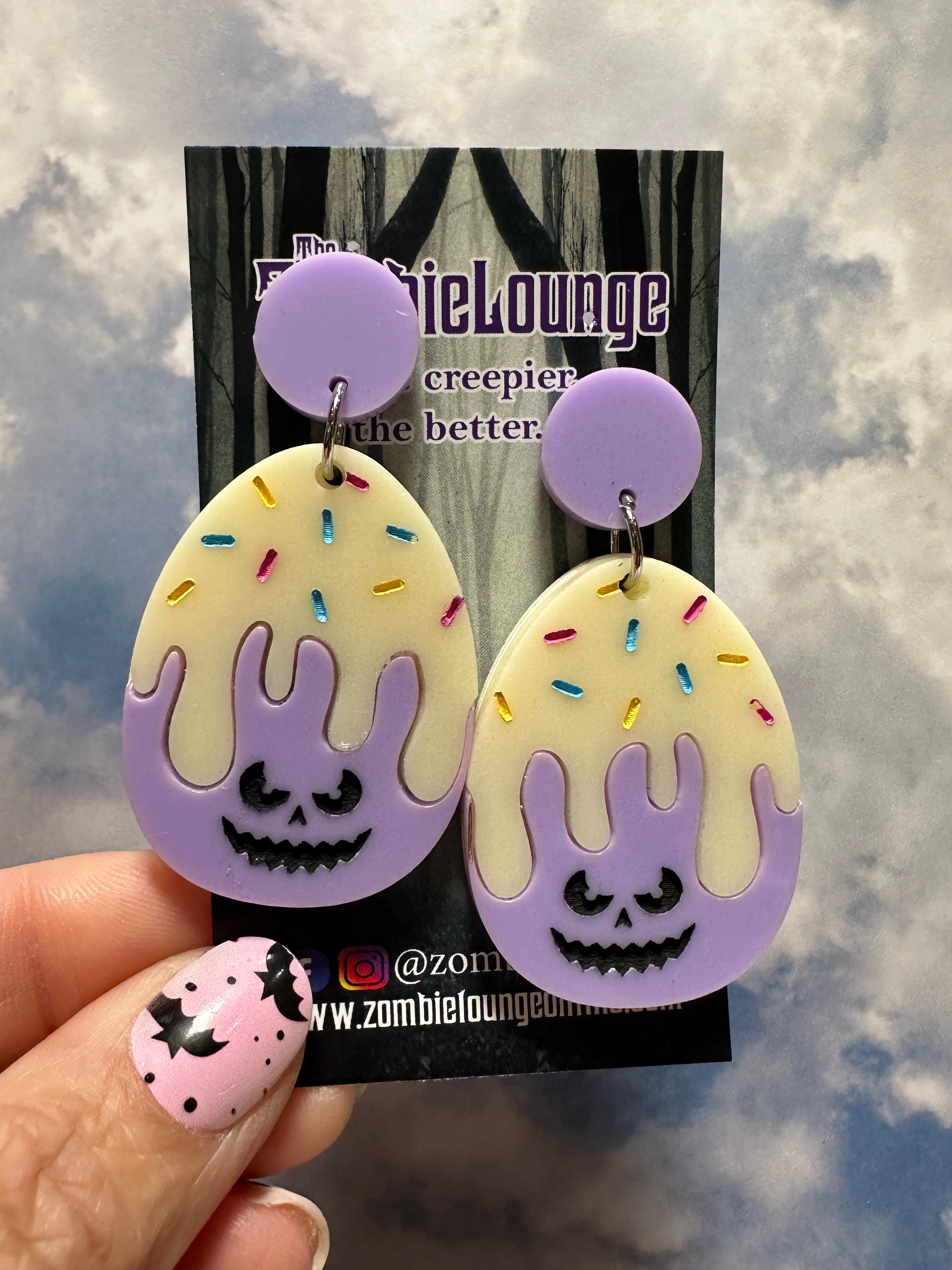 Easter Candy Egg Earrings - Fun Holiday Jewelry for Easter Celebrations, Parties, and Festive Outfits