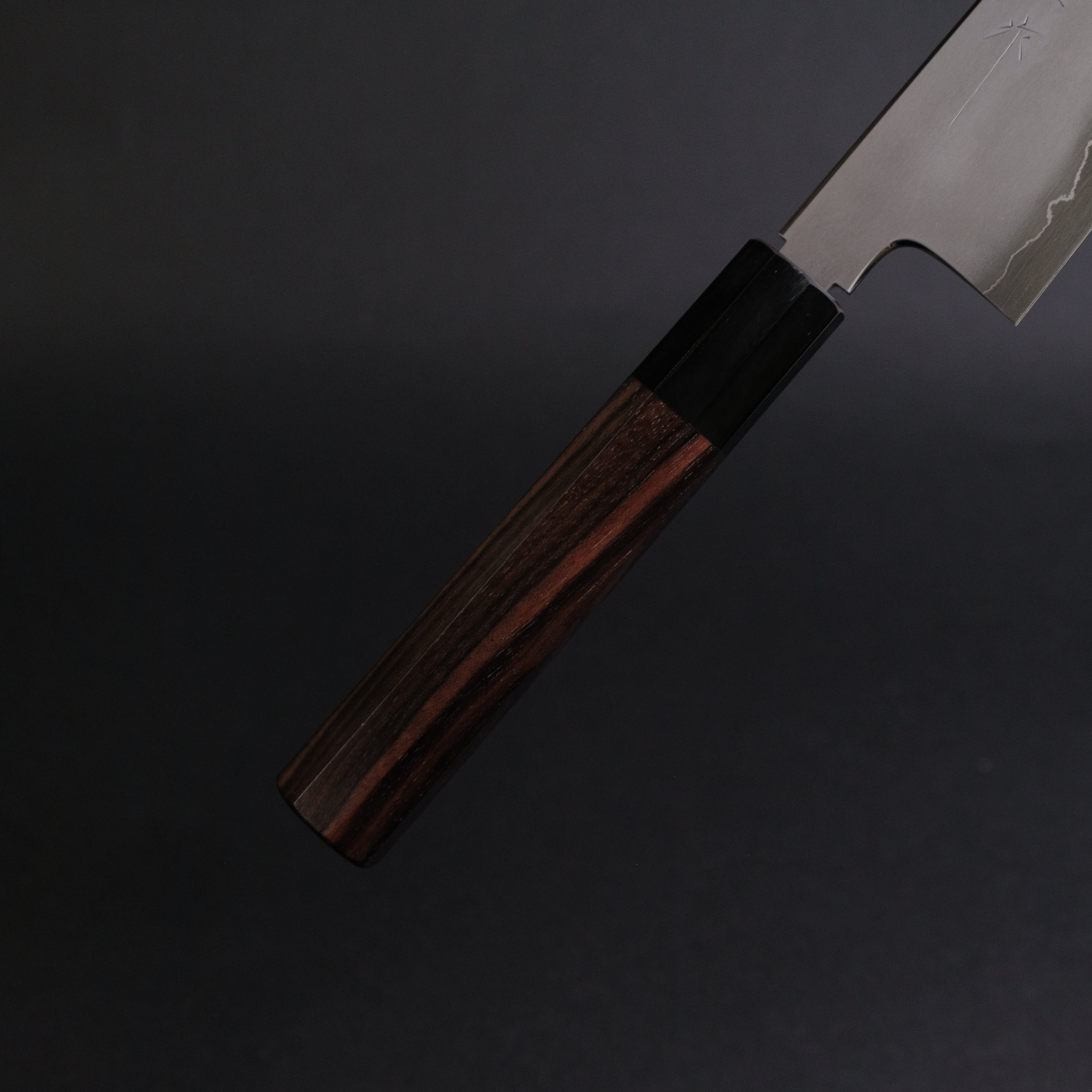 Premium Tetsujin Silver #3 Kasumi Kiritsuke Gyuto 210mm Japanese Chef Knife with Taihei Makassar Ebony Handle - Perfect for Sushi, Sashimi & Precision Cutting