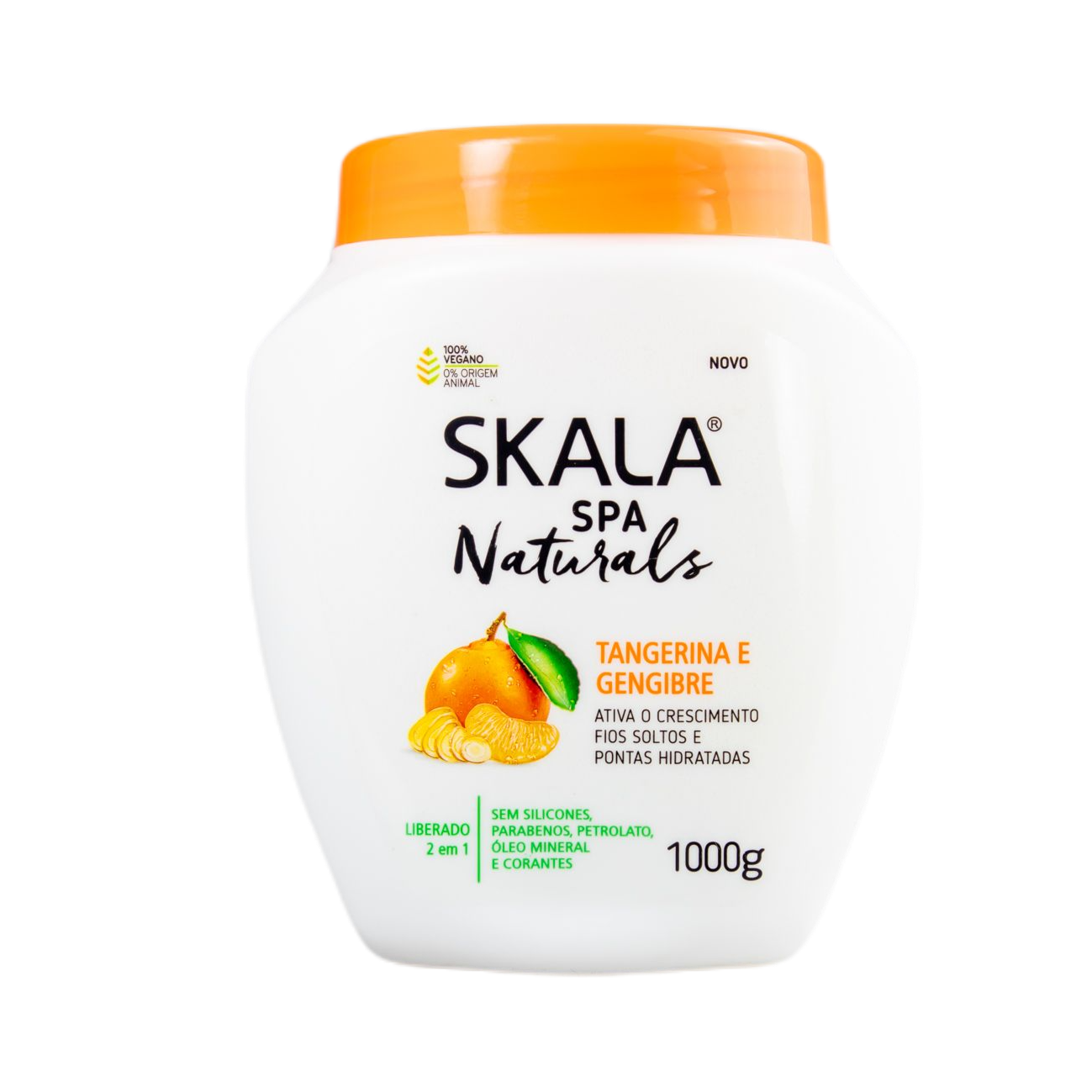Skala Tangerine & Ginger Hair Treatment Cream - Deep Conditioning for Dry, Damaged Hair - Perfect for Salon & At-Home Hair Care