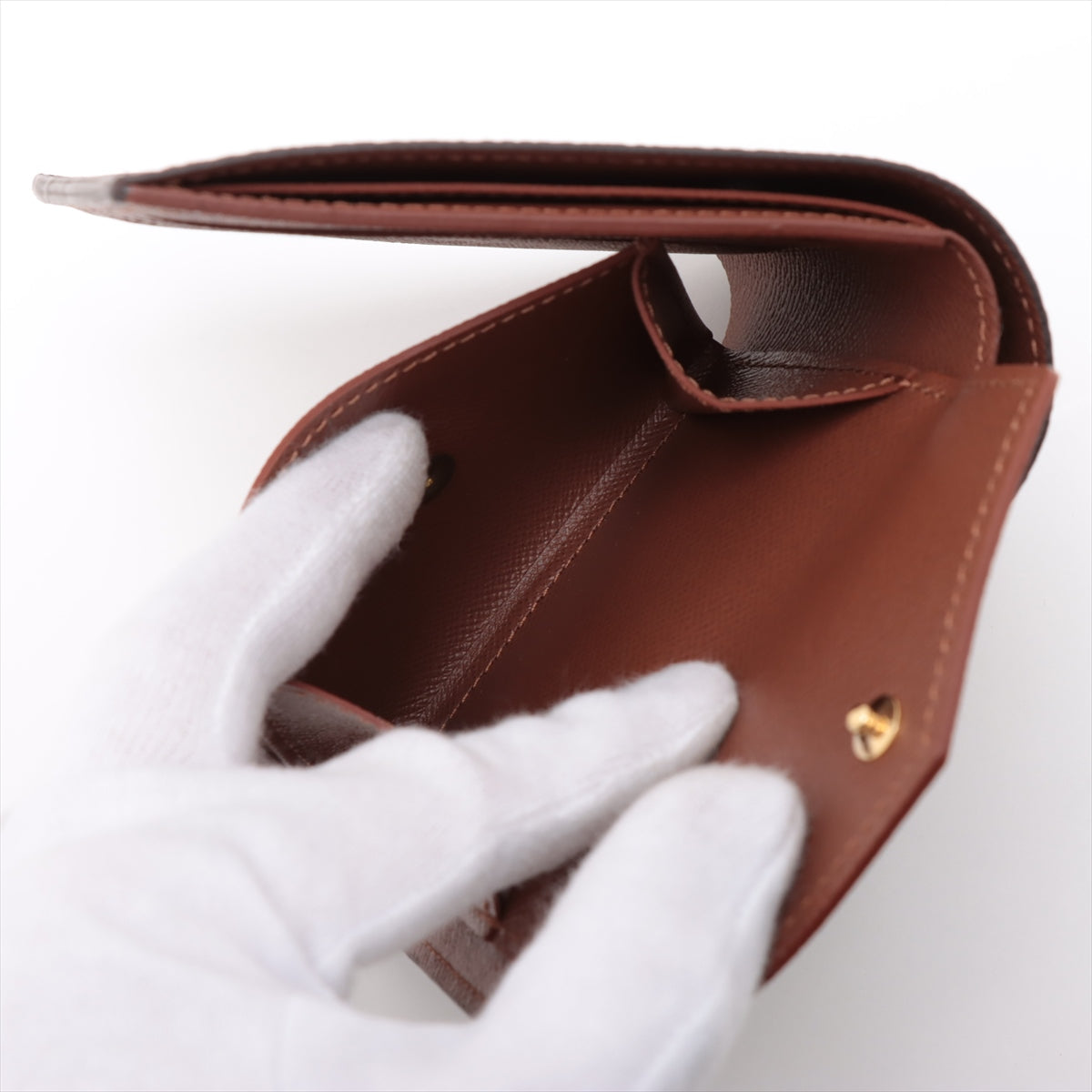 Louis Vuitton Monogram Marco Compact Wallet in Brown | Genuine Leather Slim Card Holder for Men | Perfect for Everyday Use & Travel Essentials