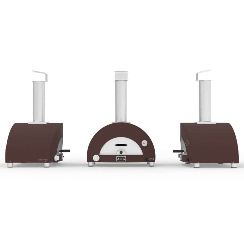 Alfa Moderno 1 Pizza Gas Oven - Professional Outdoor Pizza Oven for Backyard, Restaurant & Catering | Perfect for Wood-Fired Pizza, Bread & Roasting