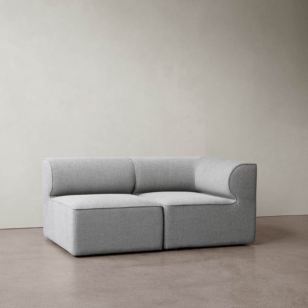 **AUDO CPH Eave Modular 86 Sofa Left Corner Sectional with Upholstery – 86cm Depth – Modern Living Room Furniture for Small Spaces & Apartments**