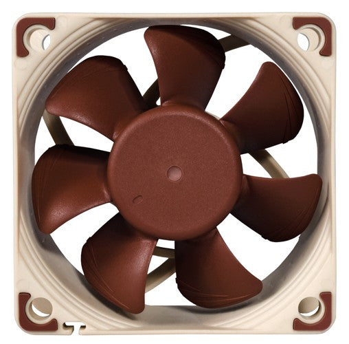 Noctua NF-A6x25 FLX 60x60x25mm Ultra Quiet Computer Cooling Fan - Perfect for Mini ITX Cases, HTPCs, and Small Form Factor PC Builds