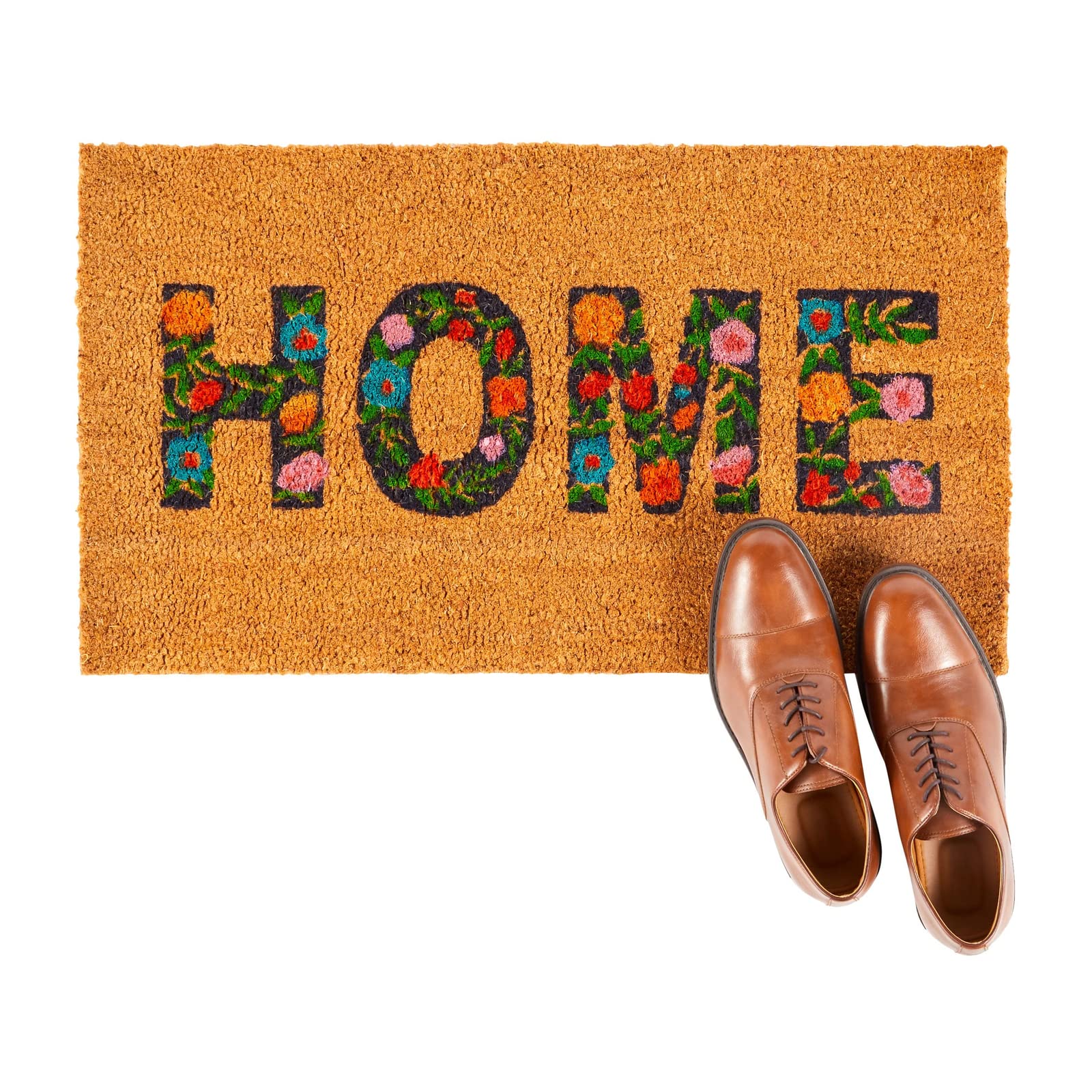 Juvale Non-Slip Coco Coir Front Door Welcome Mat - 17 x 30 Inch Durable Indoor Outdoor Rug for Home, Porch, Entryway - Natural Eco-Friendly Doormat for High Traffic Areas, All Weather Use