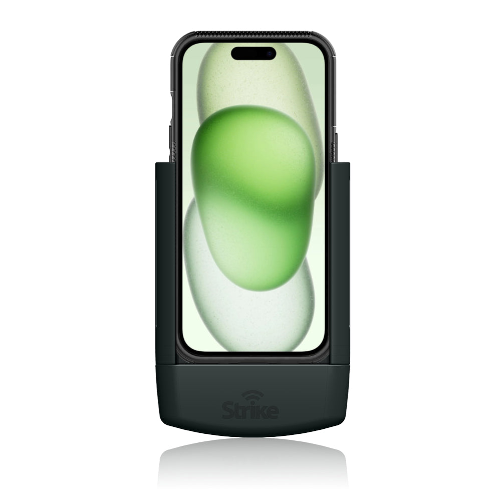 iPhone 15 Plus Car Mount Holder - Universal Phone Cradle for Strike Rugged Case | Perfect for Driving, Commuting & Road Trips
