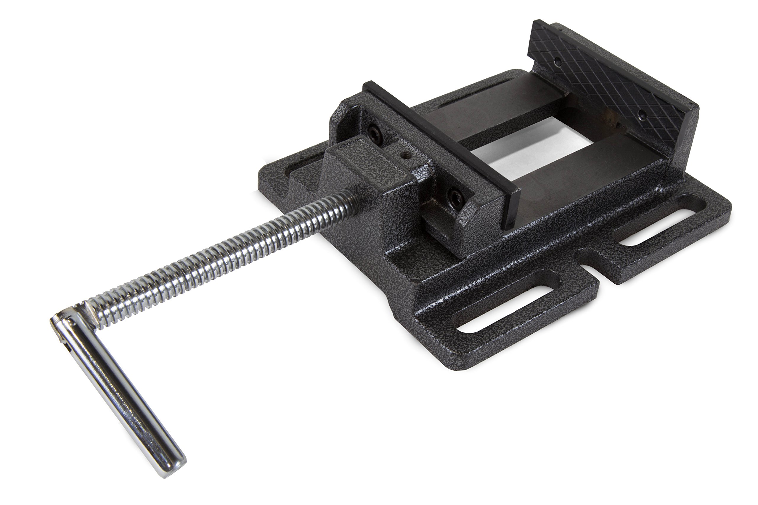 WEN 424DPV 4-Inch Heavy Duty Cast Iron Drill Press Vise - Precision Workholding for Metalworking, Woodworking & DIY Projects