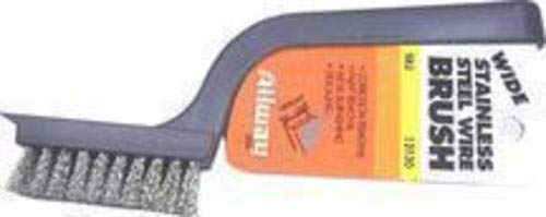 ALLWAY TOOLS SB2 Soft Grip Wide Stainless Steel Wire Stripper Brush (Pack of 40) - Perfect for Electrical Work, DIY Projects & Professional Use