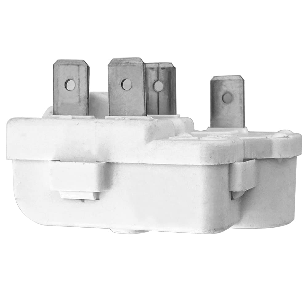 4Pin PTC Starter Relay & Overload Protector for Refrigerator Compressor - Compatible with Hotpoint, Haier, Siemens Chest Freezers & Fridges - Perfect for Home Appliance Repair & Maintenance