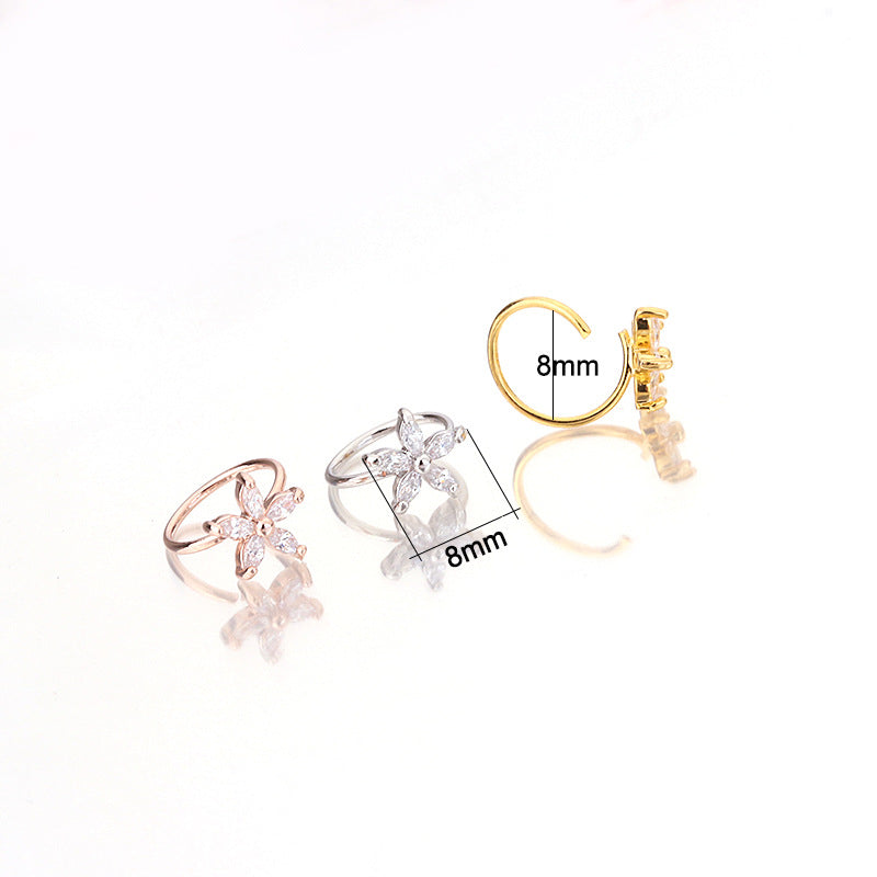 20G Surgical Steel Septum Huggie Ring - Dainty Nose Hoop for Women | HSER8513 | Perfect for Everyday Wear, Piercing Jewelry Gift