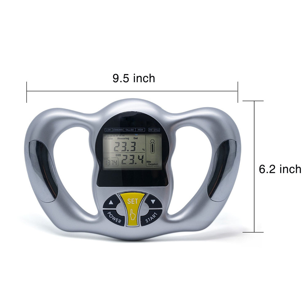 Accurate Handheld Body Fat Analyzer - Portable Body Composition Monitor for Weight Loss & Fitness Tracking - Perfect for Home Gym & Health Enthusiasts