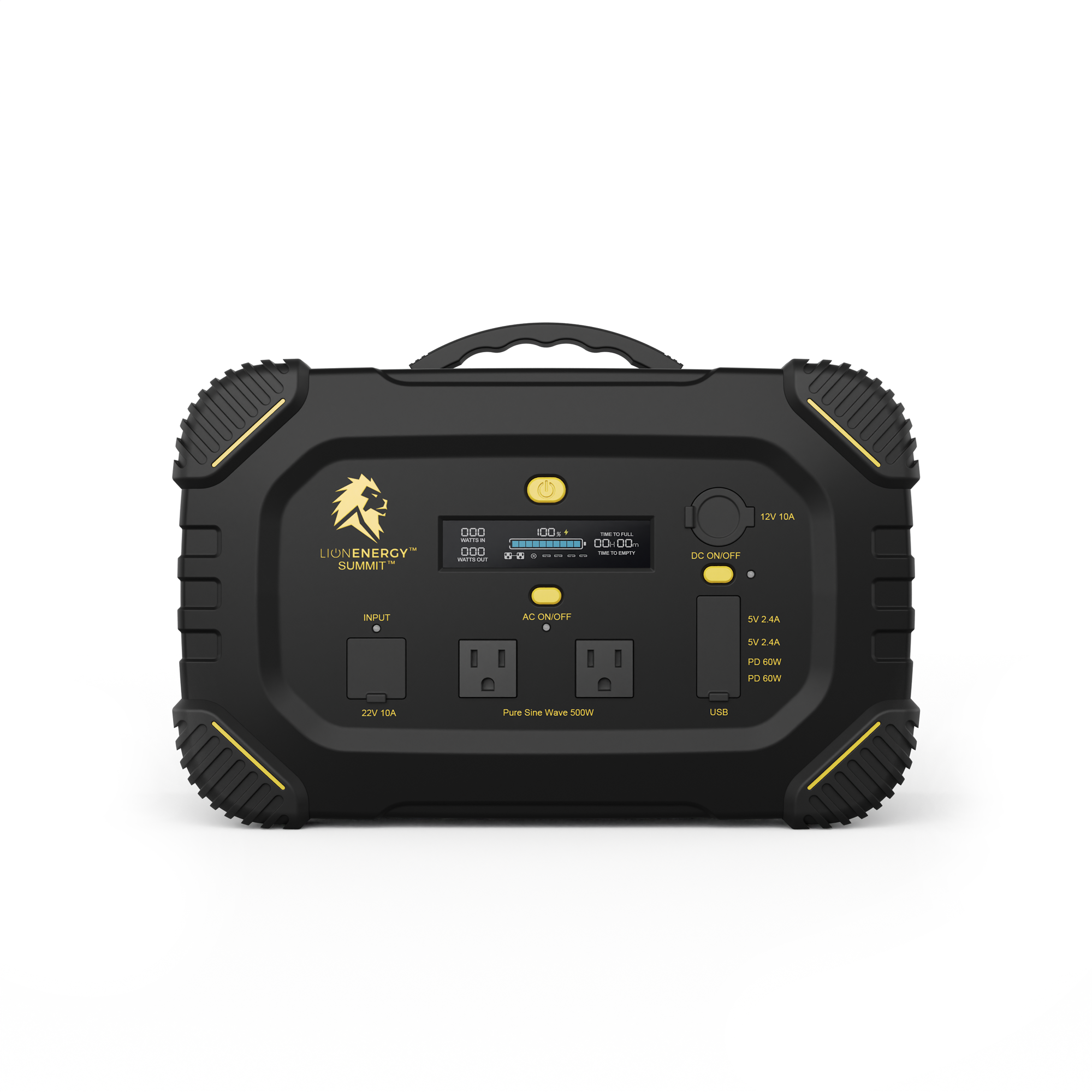 Lion Energy Summit LiFePO4 Power Generator 530W 665Wh - Portable Solar Battery Backup for Camping, RV, and Emergency Power Outages