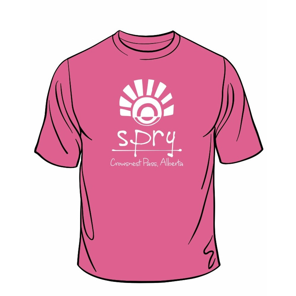 Spry Logo T-Shirt - Unisex Cotton Tee for Men & Women | Casual Wear, Street Style, Everyday Comfort