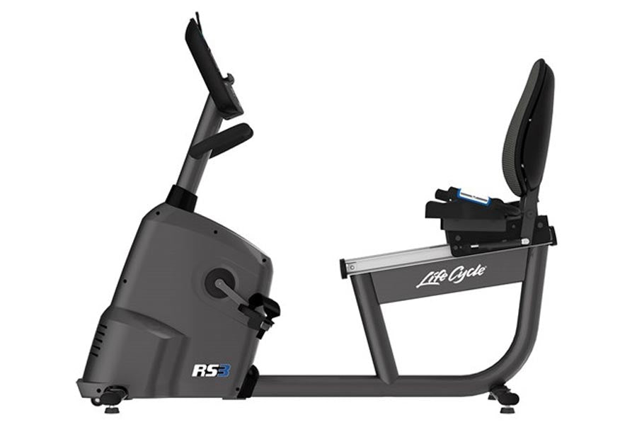Life Fitness RS3 Recumbent Exercise Bike for Home Gym - Low Impact Cardio Workout Machine for Seniors & Rehabilitation - Perfect for Small Spaces & Physical Therapy