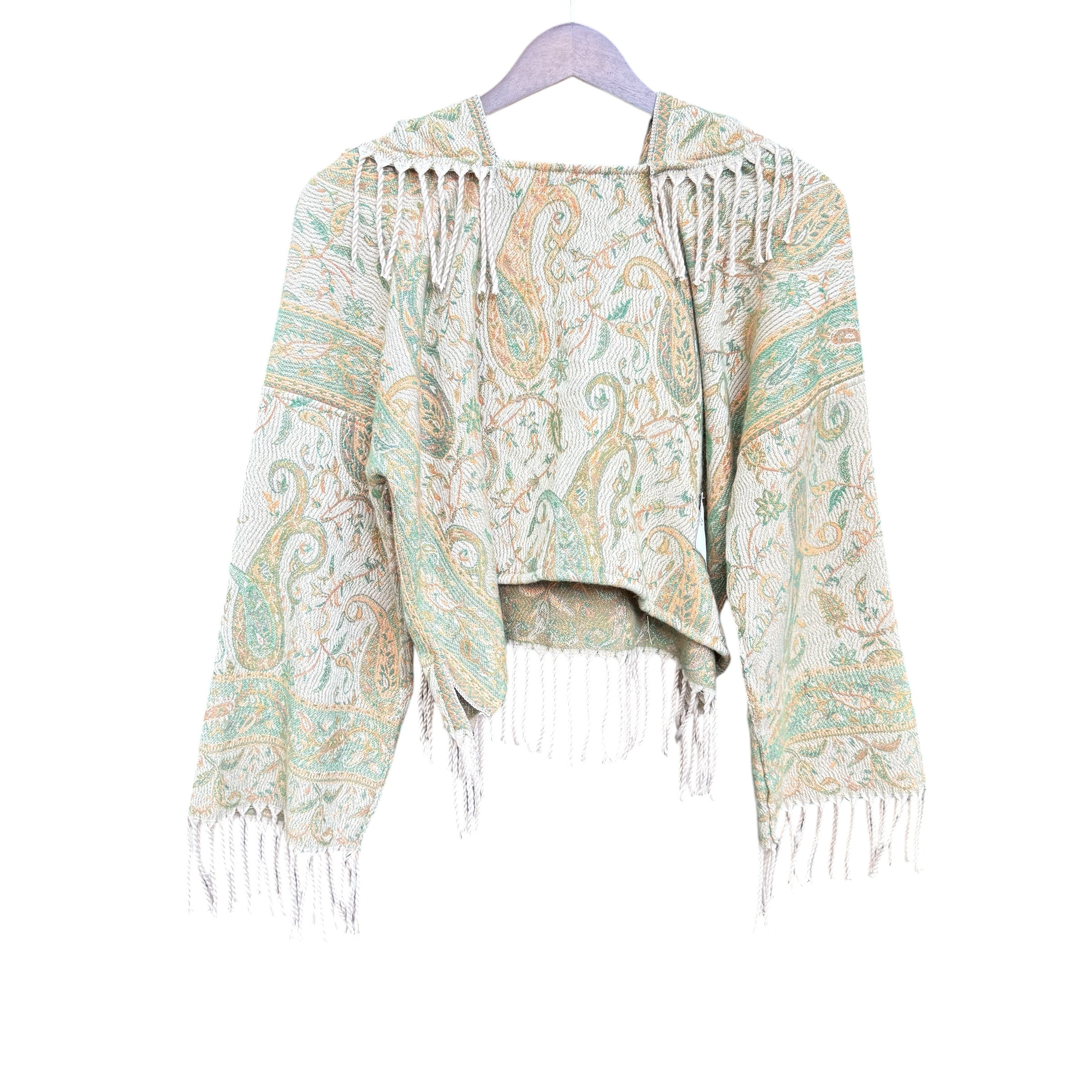 Soft Plush Pashmina Long Sleeve Crop Top - Cozy Winter Fashion for Women | Perfect for Casual Outfits, Layering & Cold Weather Wear