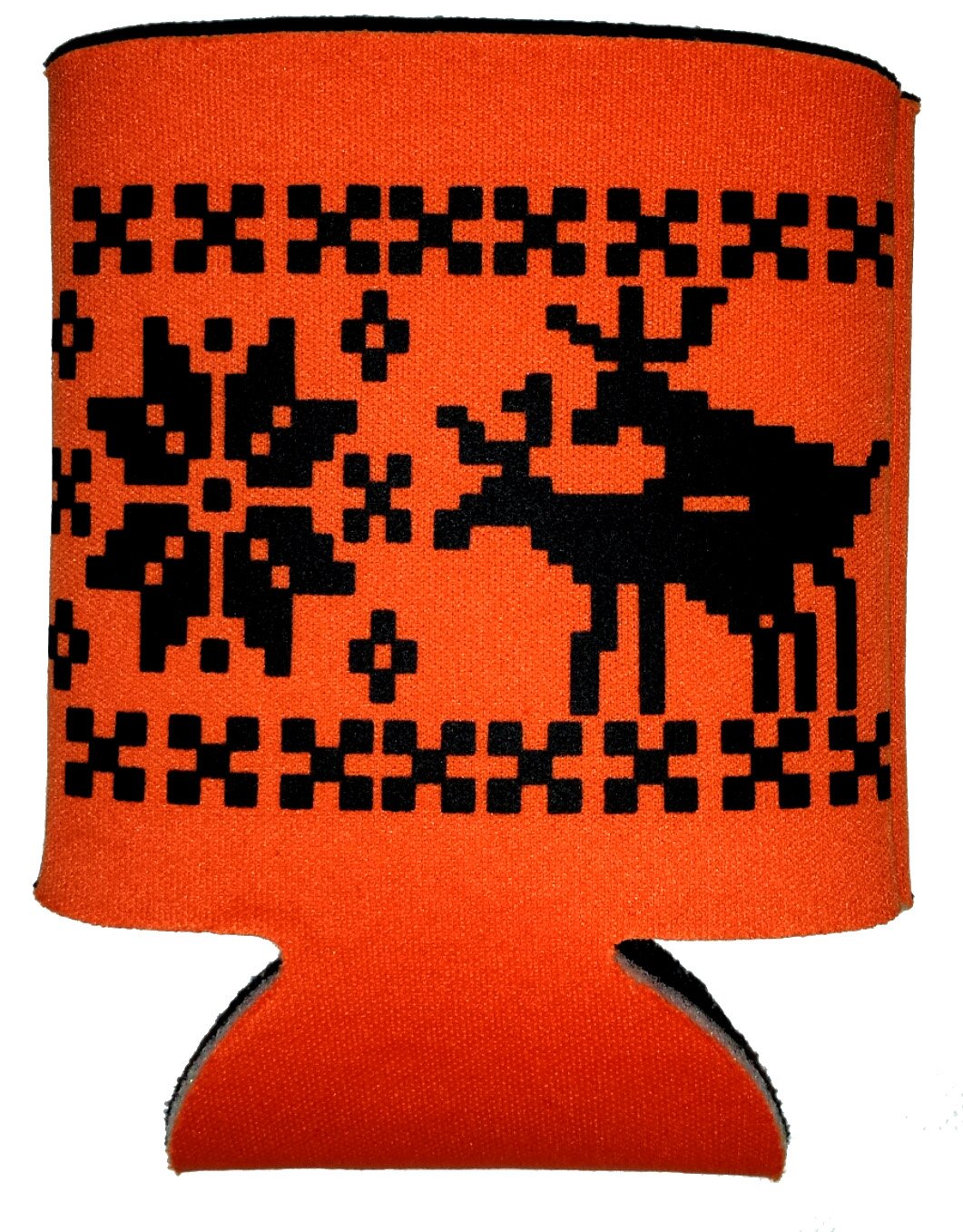 Funny Ugly Christmas Sweater Beer Huggie Can Cover - Reindeer Design for Holiday Parties & Gifts | Perfect for Xmas Celebrations, Office Parties & Secret Santa Exchanges
