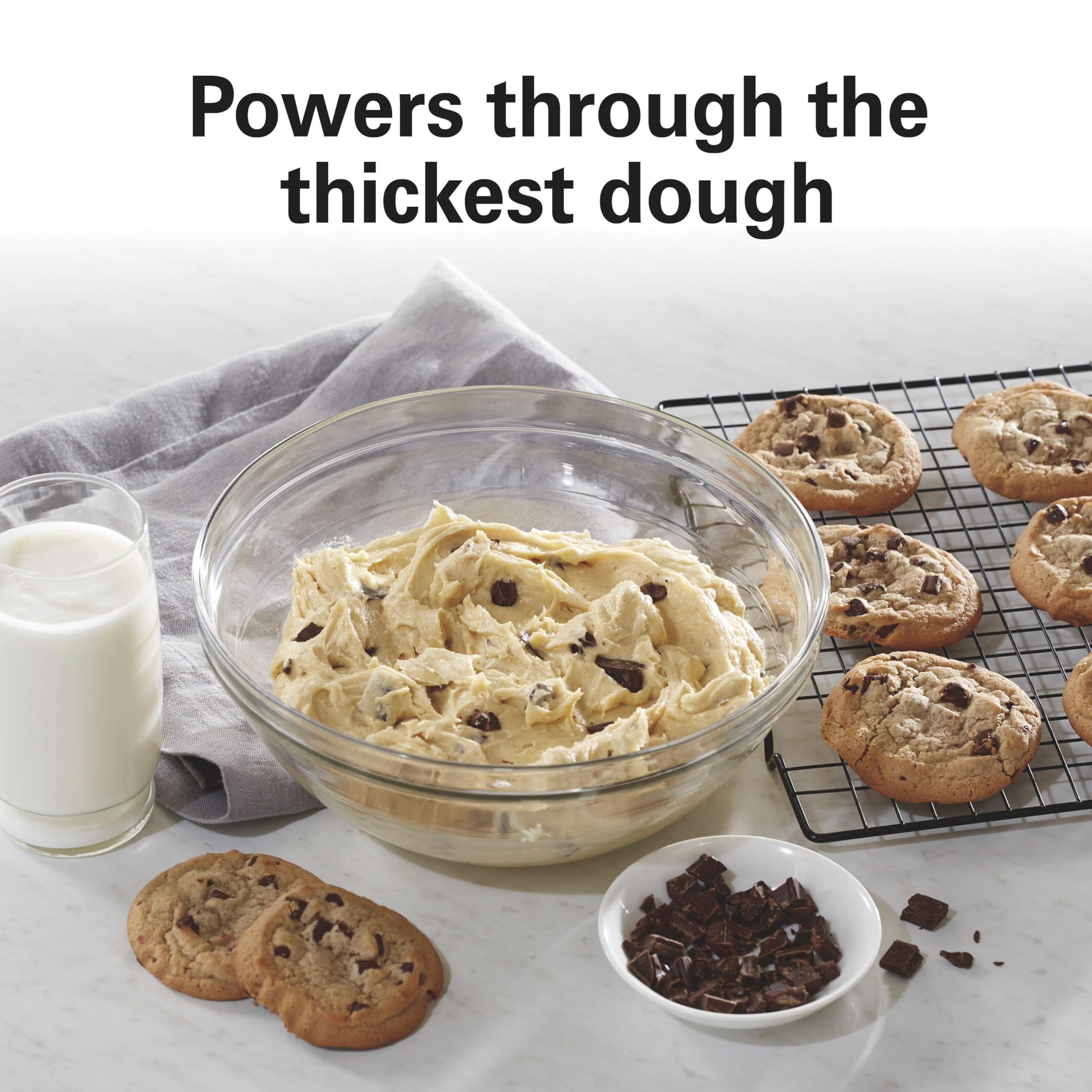 Hamilton Beach 4-Quart Electric Stand Mixer with Dough Hook, Flat Beater & Whisk Attachments - 7 Speed Settings & Splash Guard - Perfect for Baking Cakes, Cookies & Bread Dough (Rose Color)