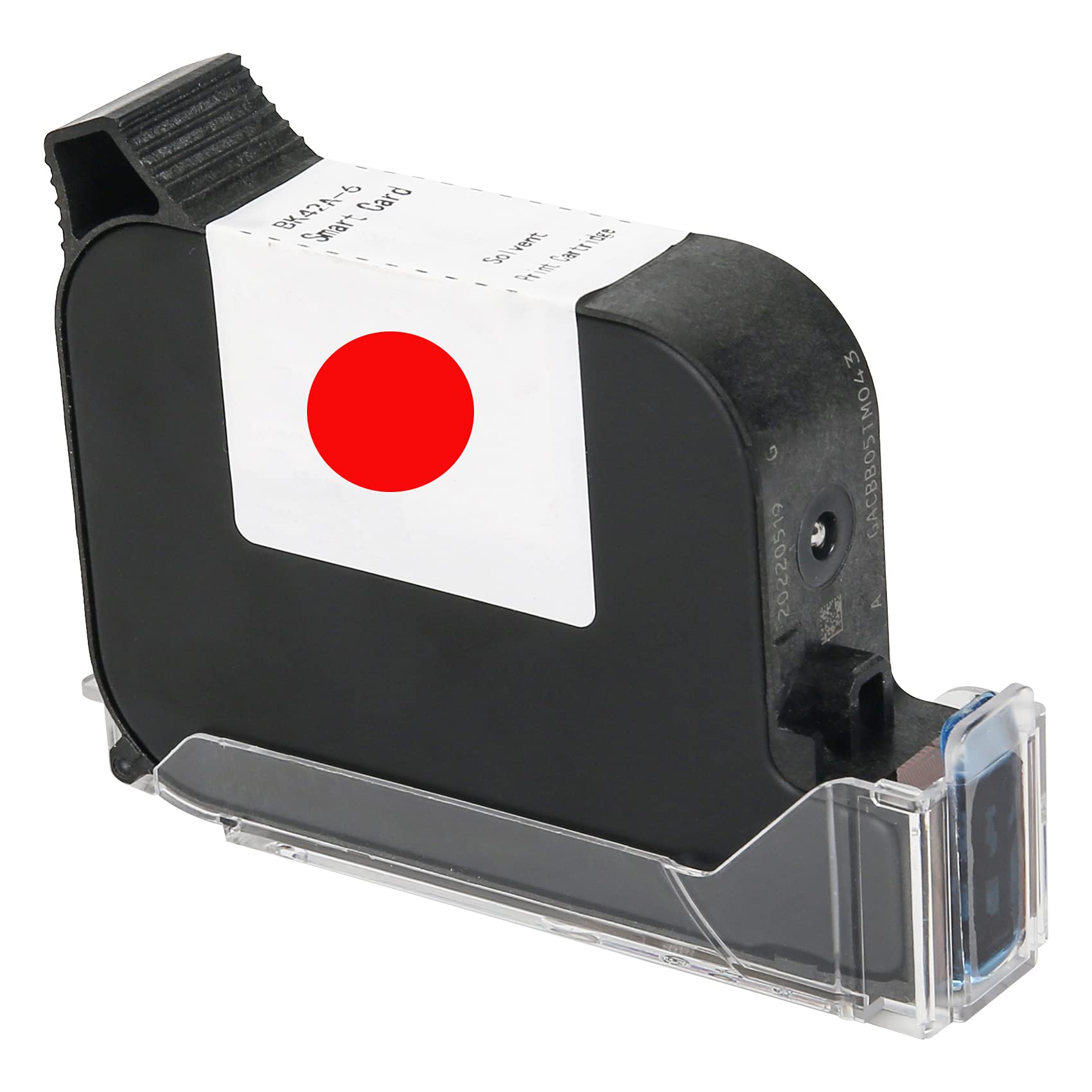 WELCZEK TIJ127 Handheld Printer Ink Cartridge - 42ml Durable & Waterproof Replacement Ink (Red) - Compatible with Handheld Inkjet Printers for Labeling, Packaging & Shipping