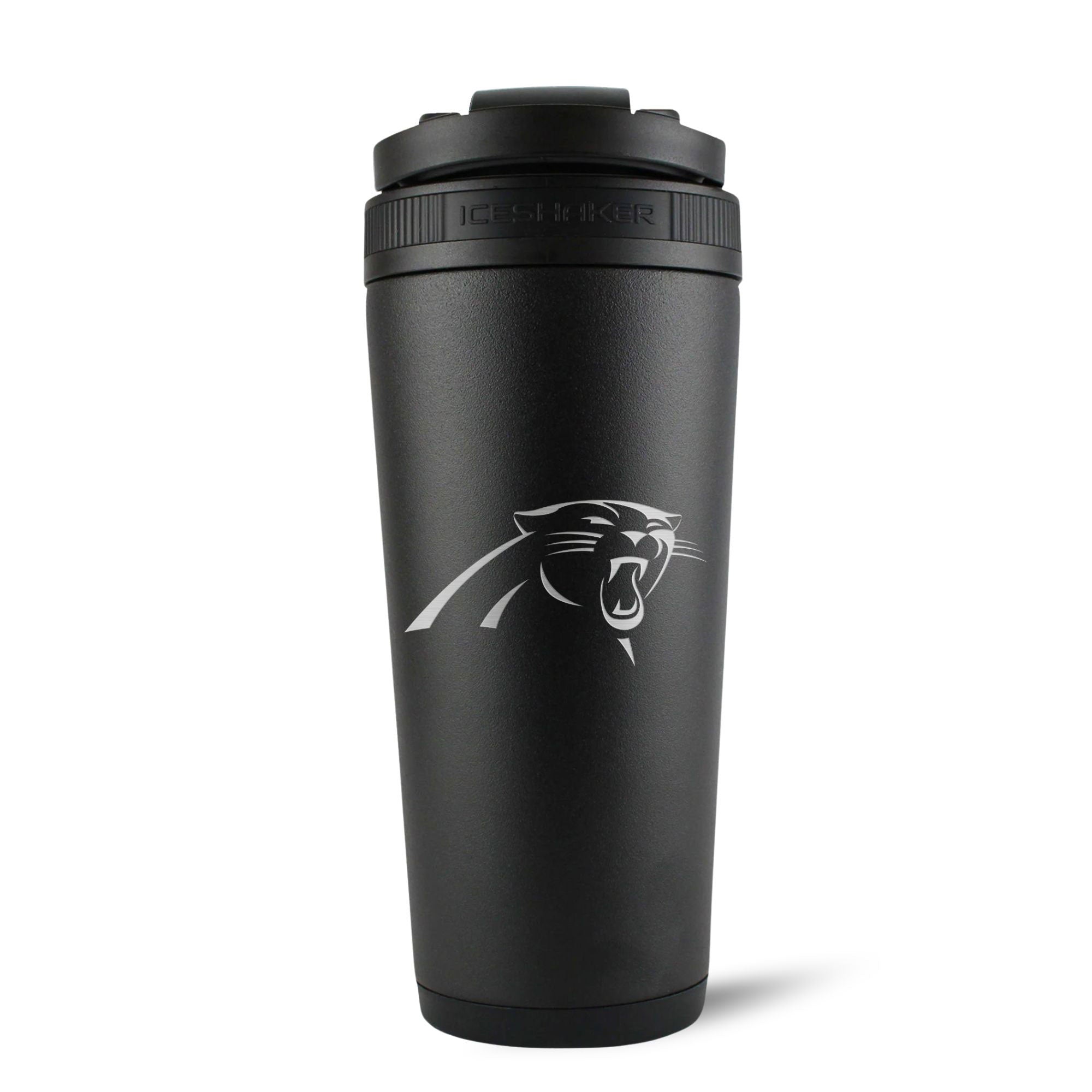 Officially Licensed Carolina Panthers 26oz Insulated Stainless Steel Water Bottle - Black | Perfect for Gym, Workouts & Game Day Hydration