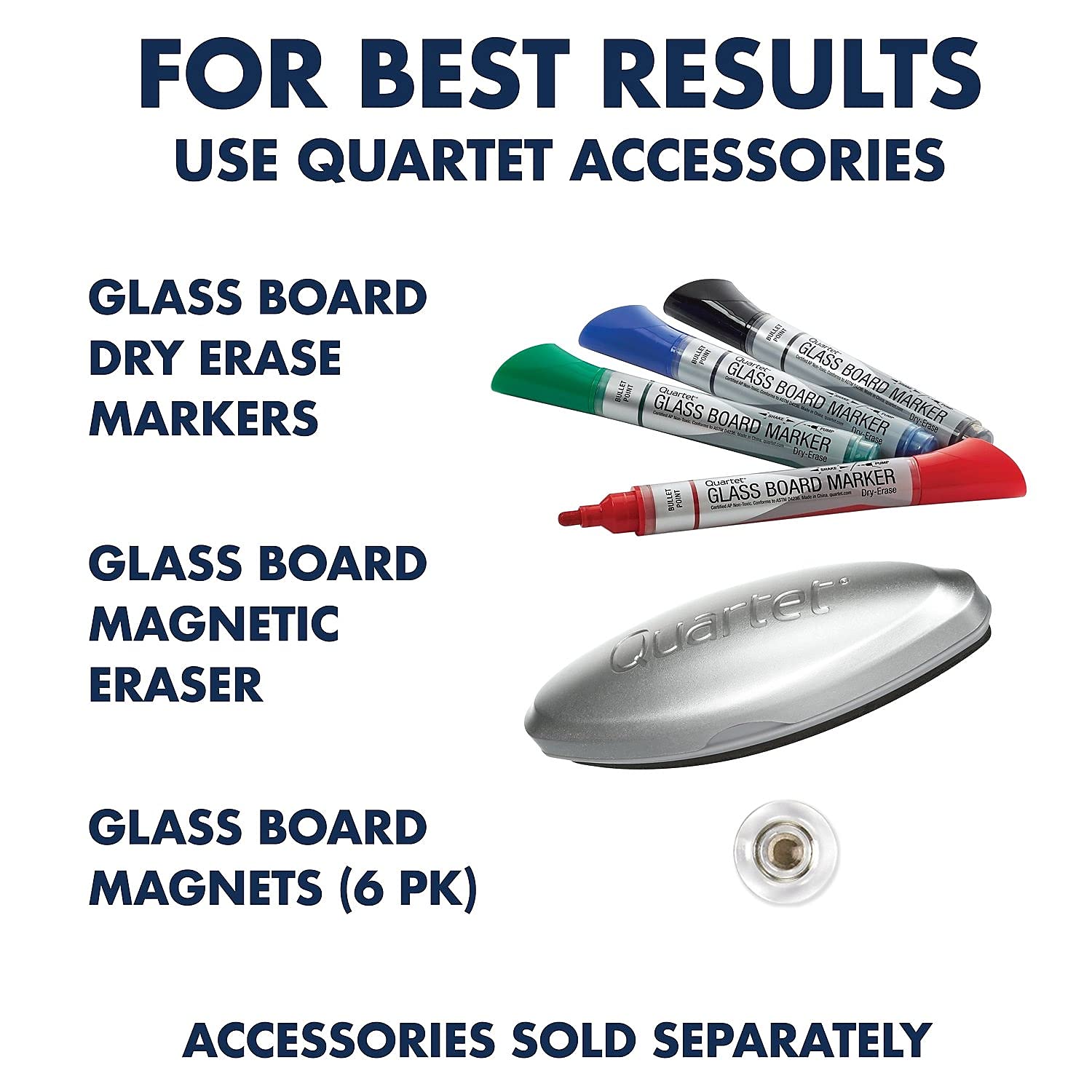 Quartet G3624W Frameless Glass Whiteboard - 3