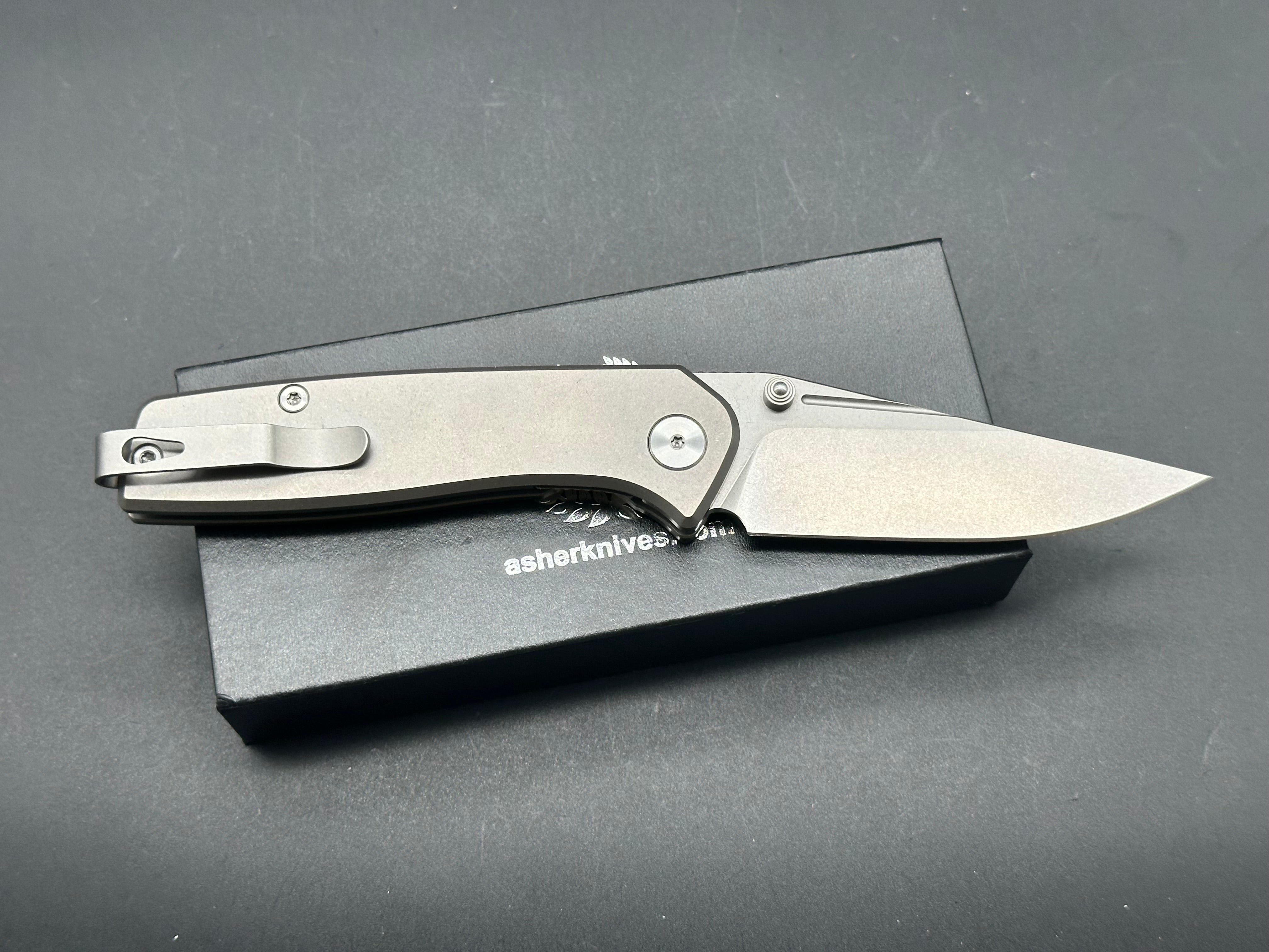 Asher Knives Co. Acuto Ti 3.2