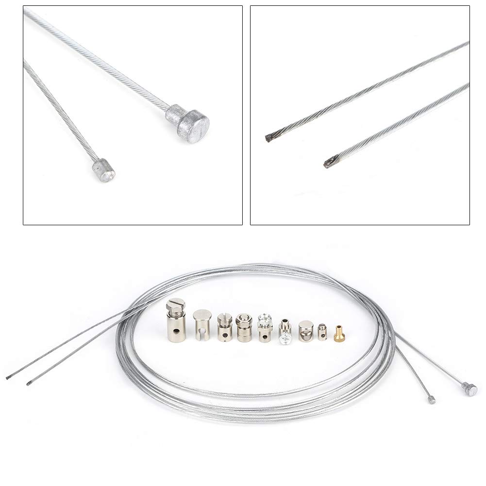 Acouto Universal Motorcycle Clutch & Throttle Cable Repair Kit with Nipples - Brake Cable Fix for Honda, Yamaha, Kawasaki - DIY Repair Solution for Smooth Riding & Off-Road Adventures