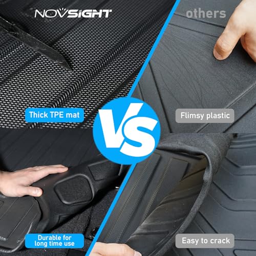 **2015-2023 Ford F150 Custom Fit TPE Anti-Slip Floor Liners - All Weather Protection Car Mats for Heavy Duty & Off-Road Use**    *(场景: Perfect for trucks, work vehicles, and outdoor adventures - keeps your Ford F150 interior clean in rain, snow, and mud.)*