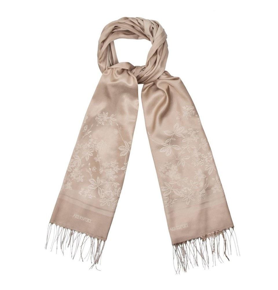 Aker Reversible Floral Jacquard Shawl Wrap - Lightweight Womens Scarf for Spring & Fall - Elegant Fashion Accessory for Office, Party & Travel - Style 1013BRL 931