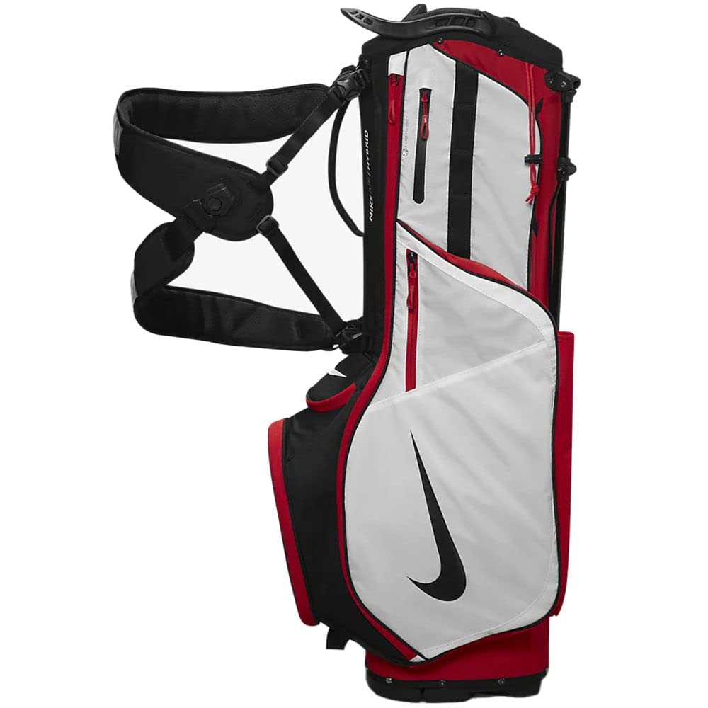 Nike Air Hybrid 2 Golf Bag - Lightweight Stand Bag with 5-Way Divider | Perfect for Golfers & Travel | Durable Water-Resistant Design for Course & Driving Range Use