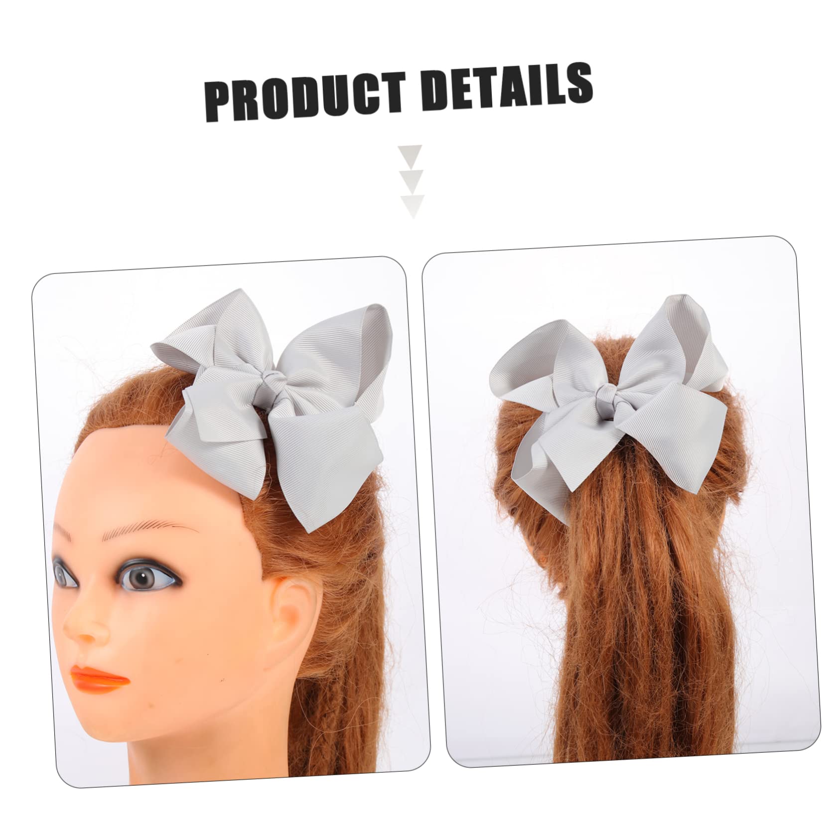12 Pcs Christmas Hair Bows for Girls - Big Bow Hair Clips, Bobby Pins, Wedding Hair Accessories, Kids Polyester Ribbon Hair Bows - Perfect for Holidays, Parties, School & Special Occasions
