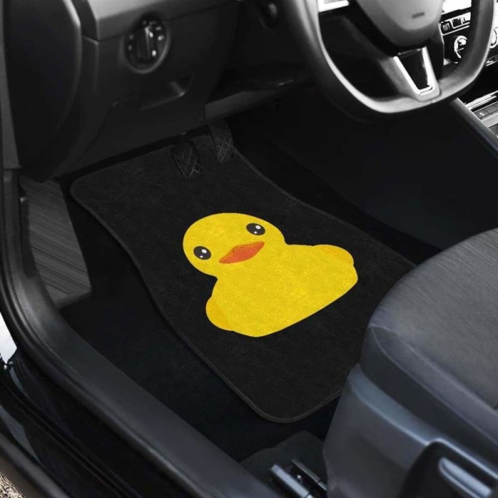 Funny Baby Duck Car Floor Mats - Non-Slip Waterproof Auto Accessories for Kids & Toddlers - Perfect for Family Road Trips & Daily Commutes