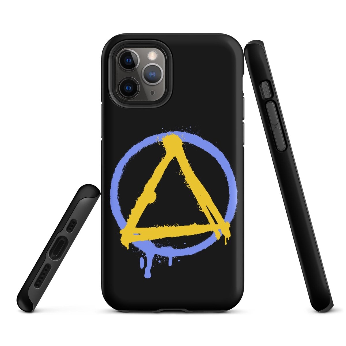 Sober Symbol Durable Shockproof iPhone Case - Protective Cover for iPhone 14/13/12/11 Pro Max XR XS - Slim Fit Anti-Scratch Phone Case for Everyday Use & Outdoor Activities